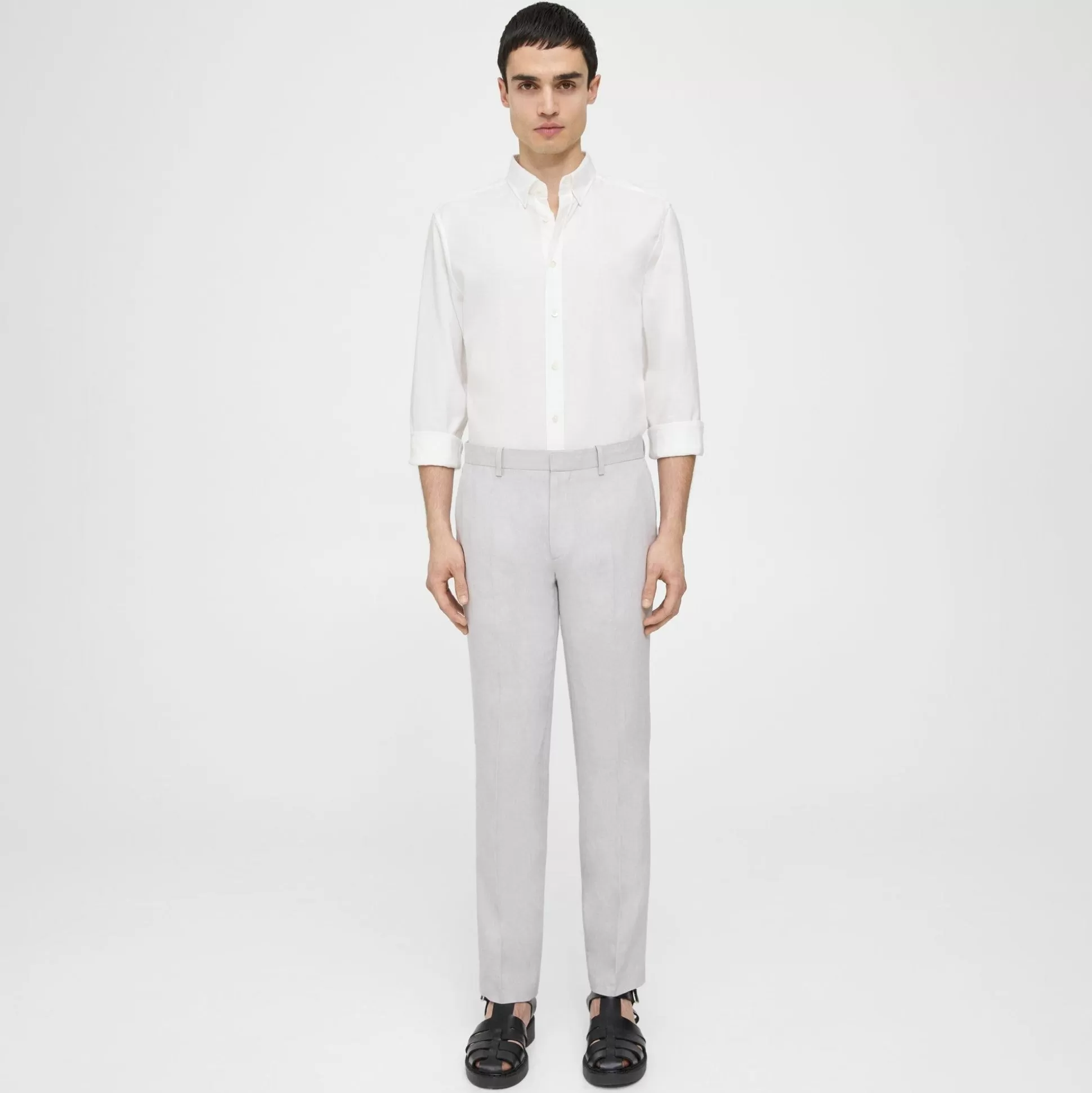 Theory Mayer Pant In Galena Linen-Men Suits | Pants