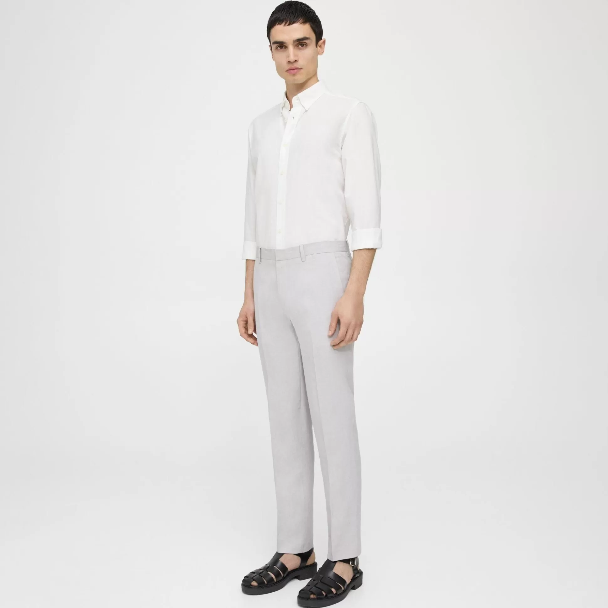 Theory Mayer Pant In Galena Linen-Men Suits | Pants