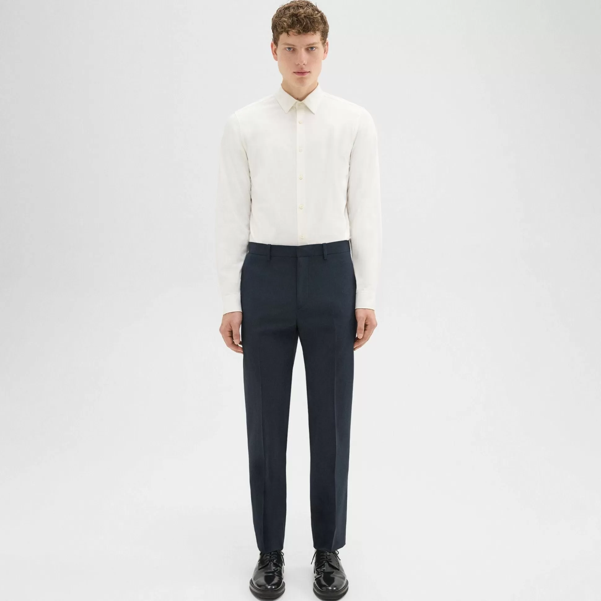 Theory Mayer Pant In Stretch Wool-Men Suits | Pants