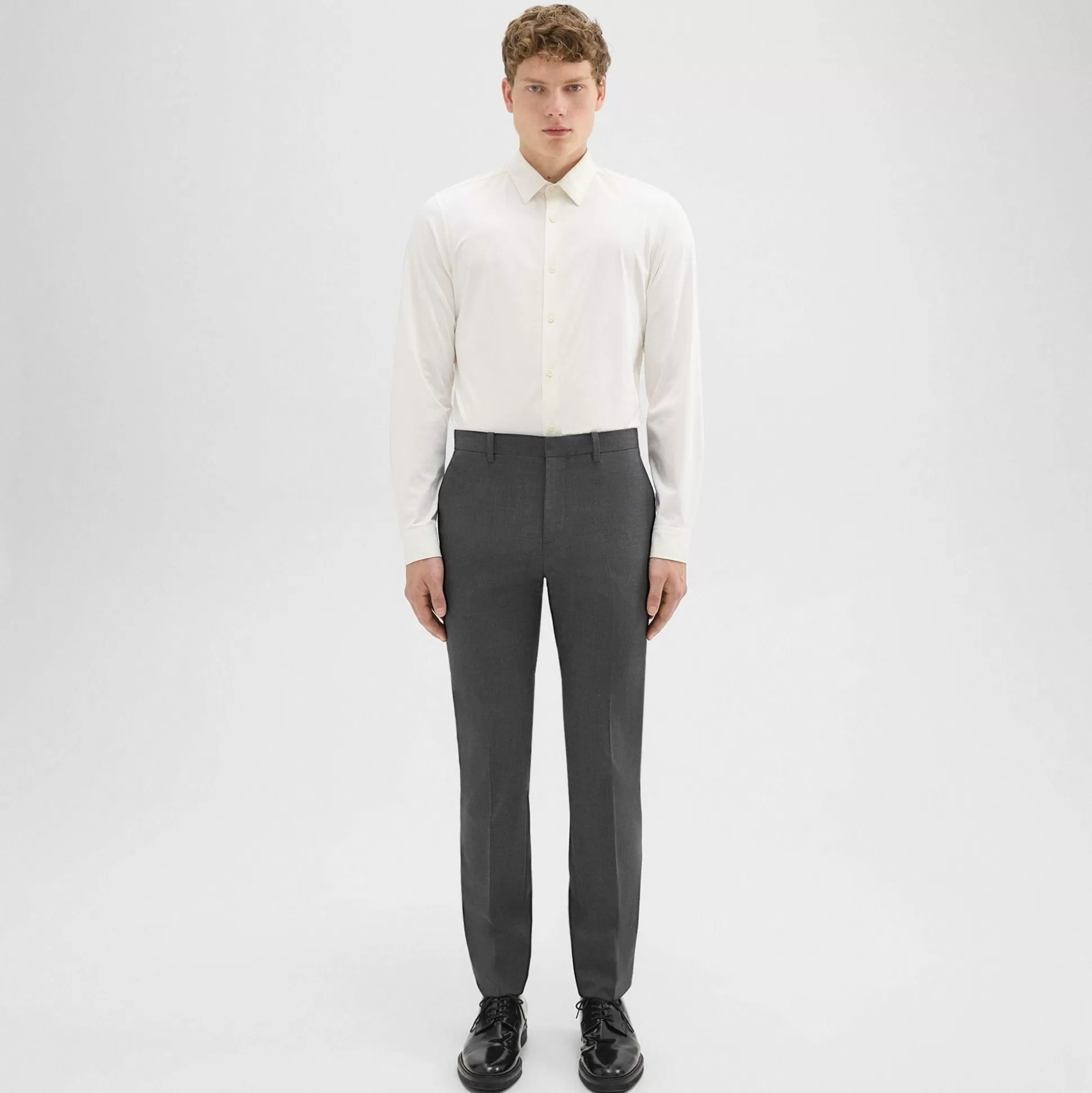 Theory Mayer Pant In Stretch Wool-Men Suits | Pants