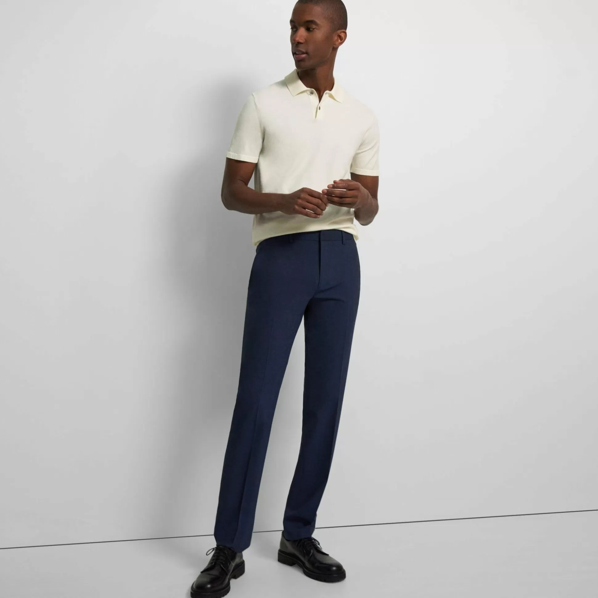 Theory Mayer Pant In Stretch Wool-Men Suits | Pants