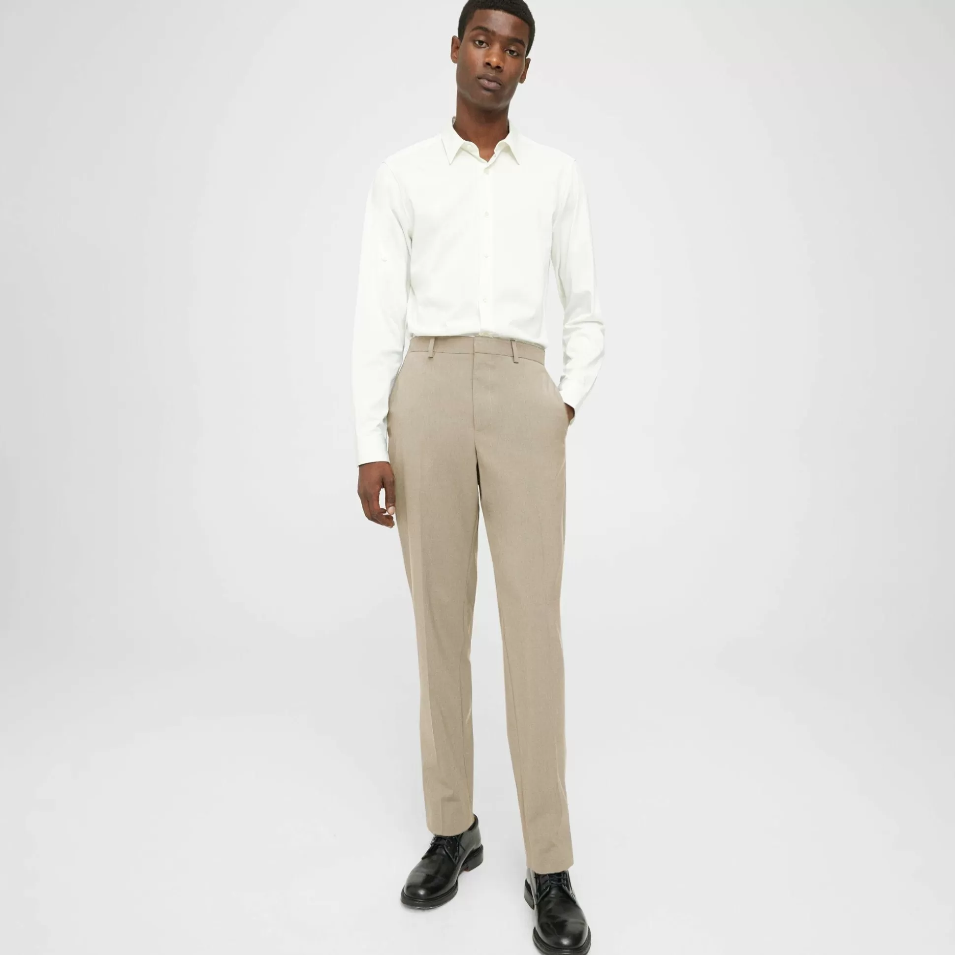 Theory Mayer Pant In Stretch Wool-Men Suits | Pants