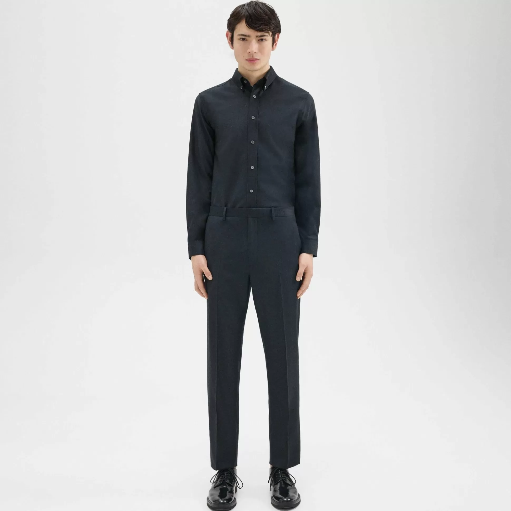 Theory Mayer Pant In Wool Flannel-Men Suits | Pants