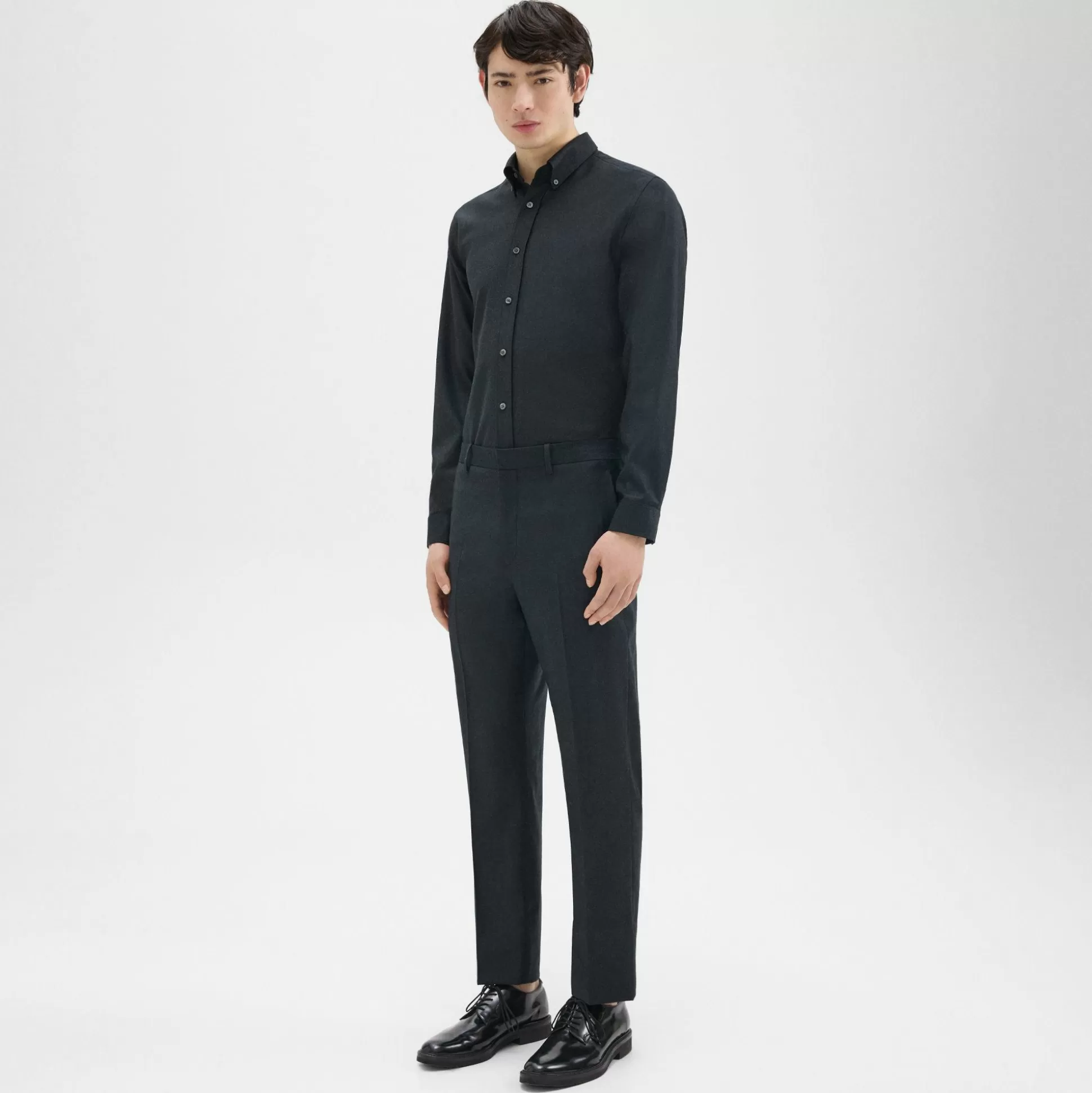 Theory Mayer Pant In Wool Flannel-Men Suits | Pants