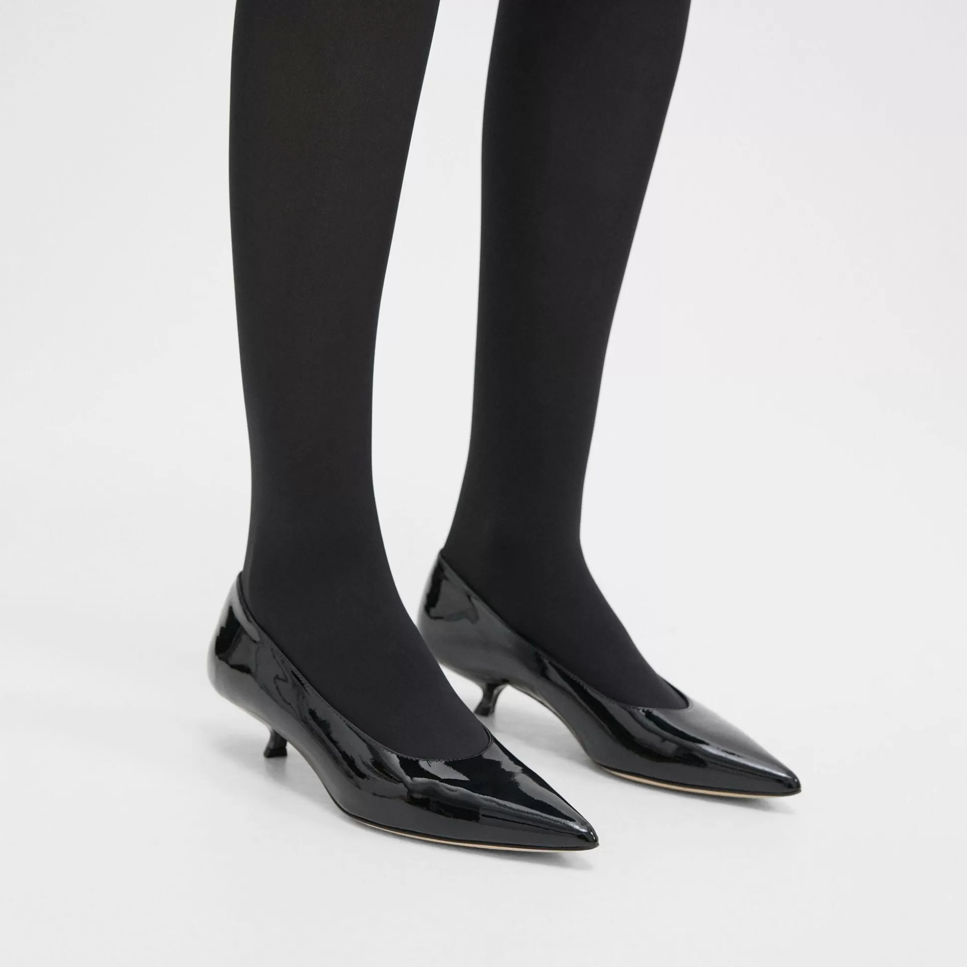 Theory Micro Pump In Patent Leather-Women Shoes