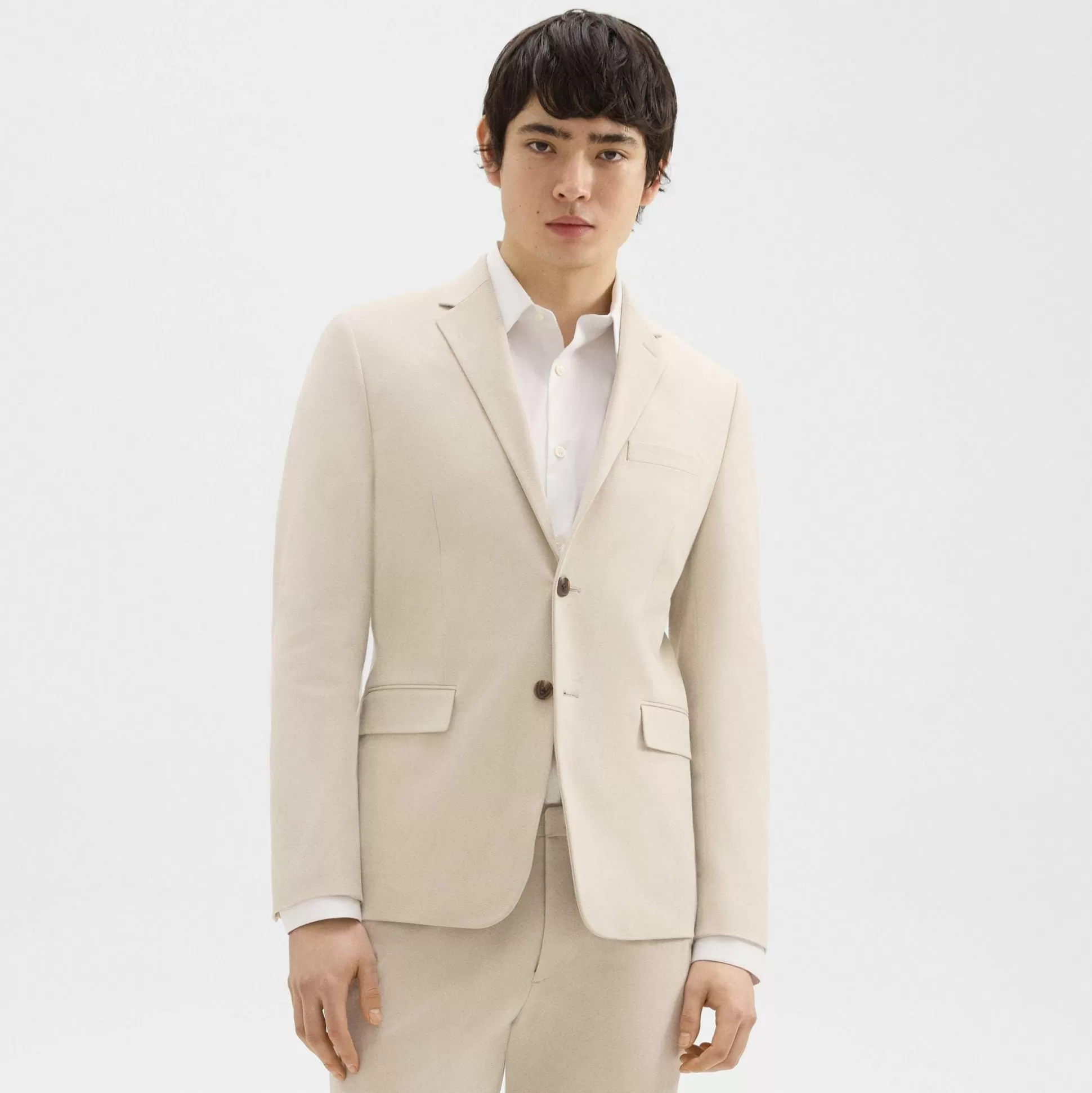 Theory Morton Blazer In Stretch Cotton-Men Blazers + Jackets