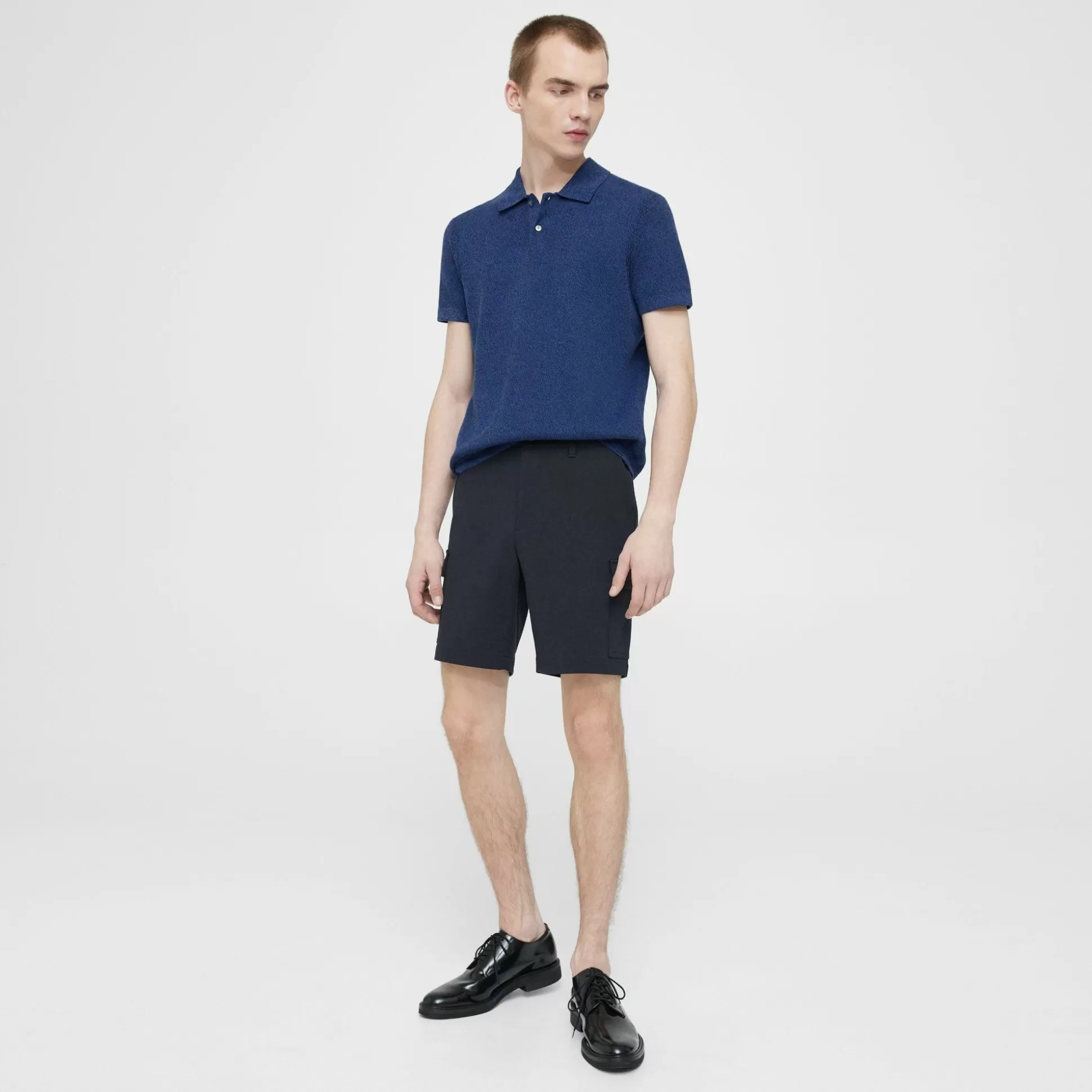 Theory Nare Polo Shirt In Cotton-Men T-shirts + Polos | Sweaters + Cardigans