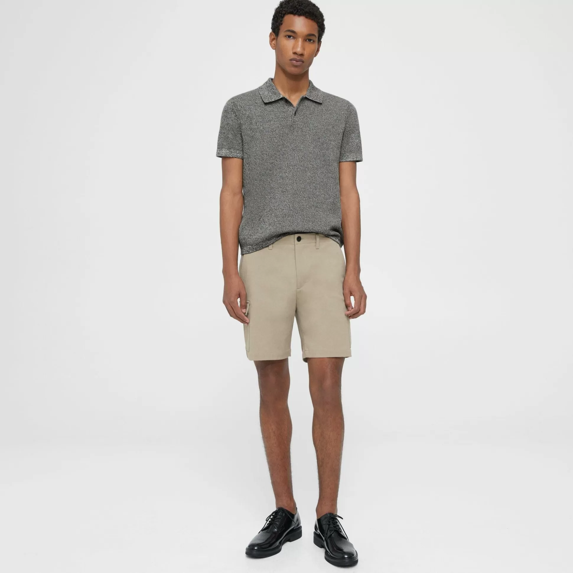 Theory Nare Polo Shirt In Cotton-Men T-shirts + Polos | Sweaters + Cardigans