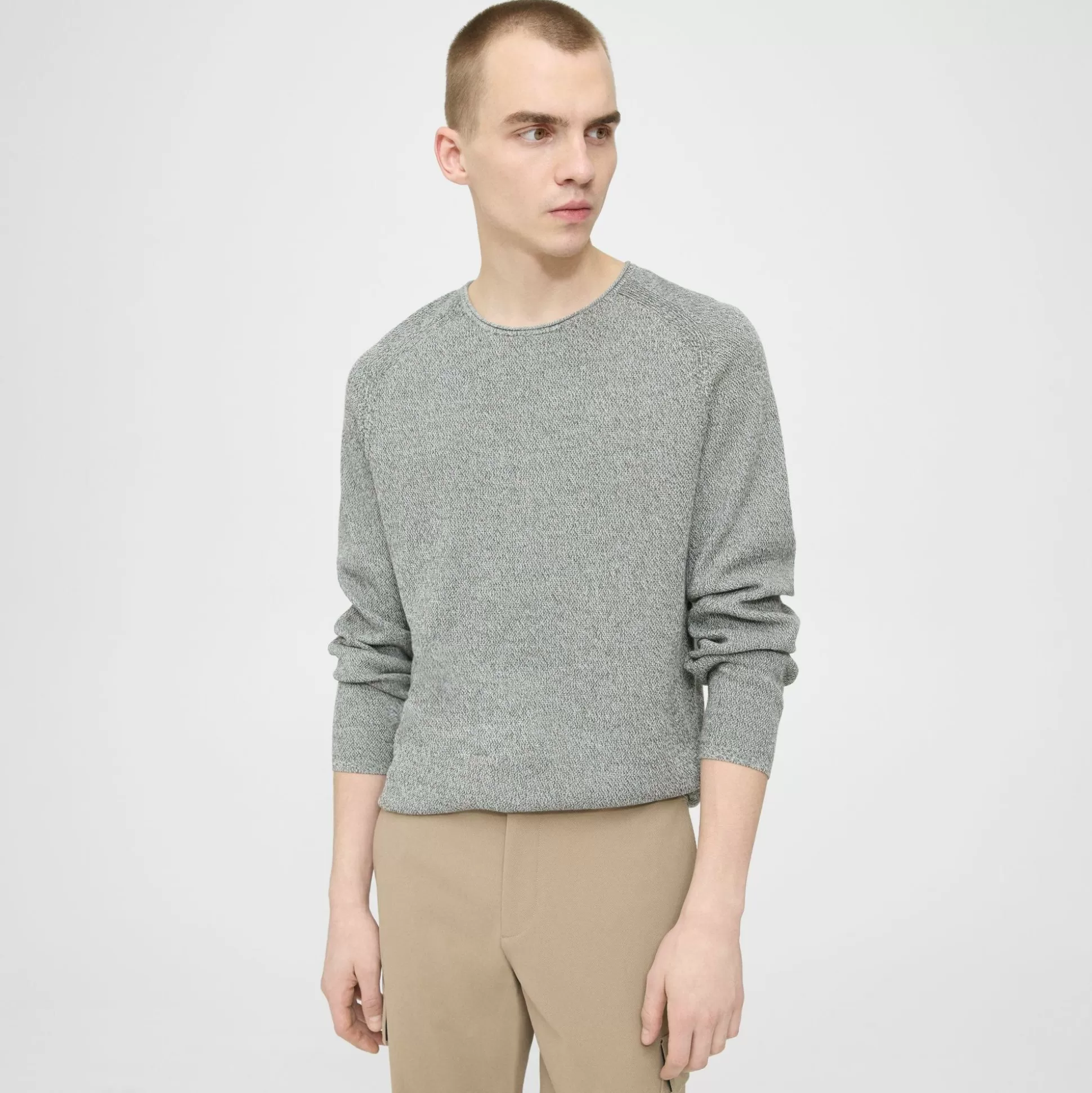 Theory Nare Sweater In Cotton-Men T-shirts + Polos | Sweaters + Cardigans