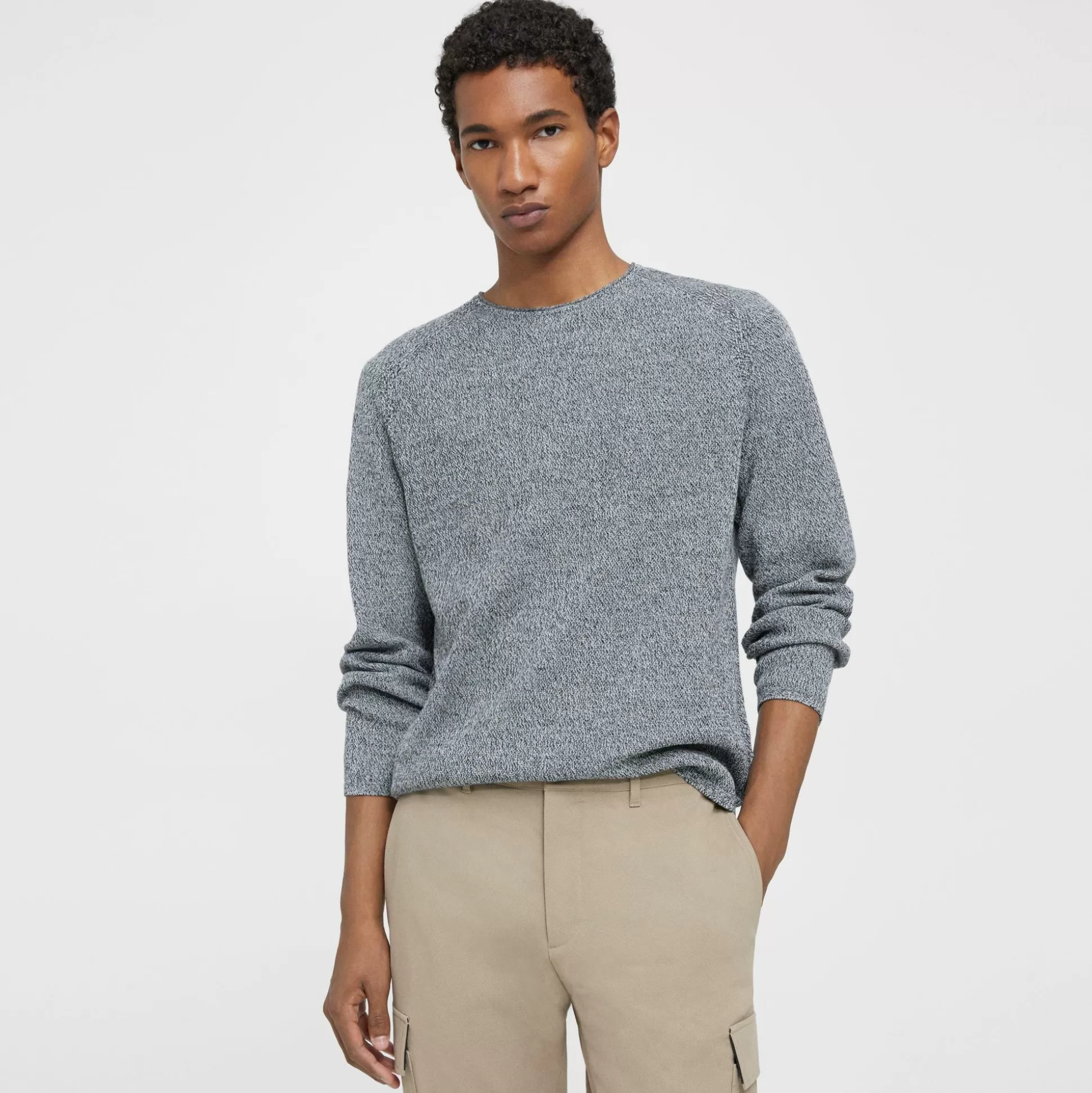 Theory Nare Sweater In Cotton-Men T-shirts + Polos | Sweaters + Cardigans