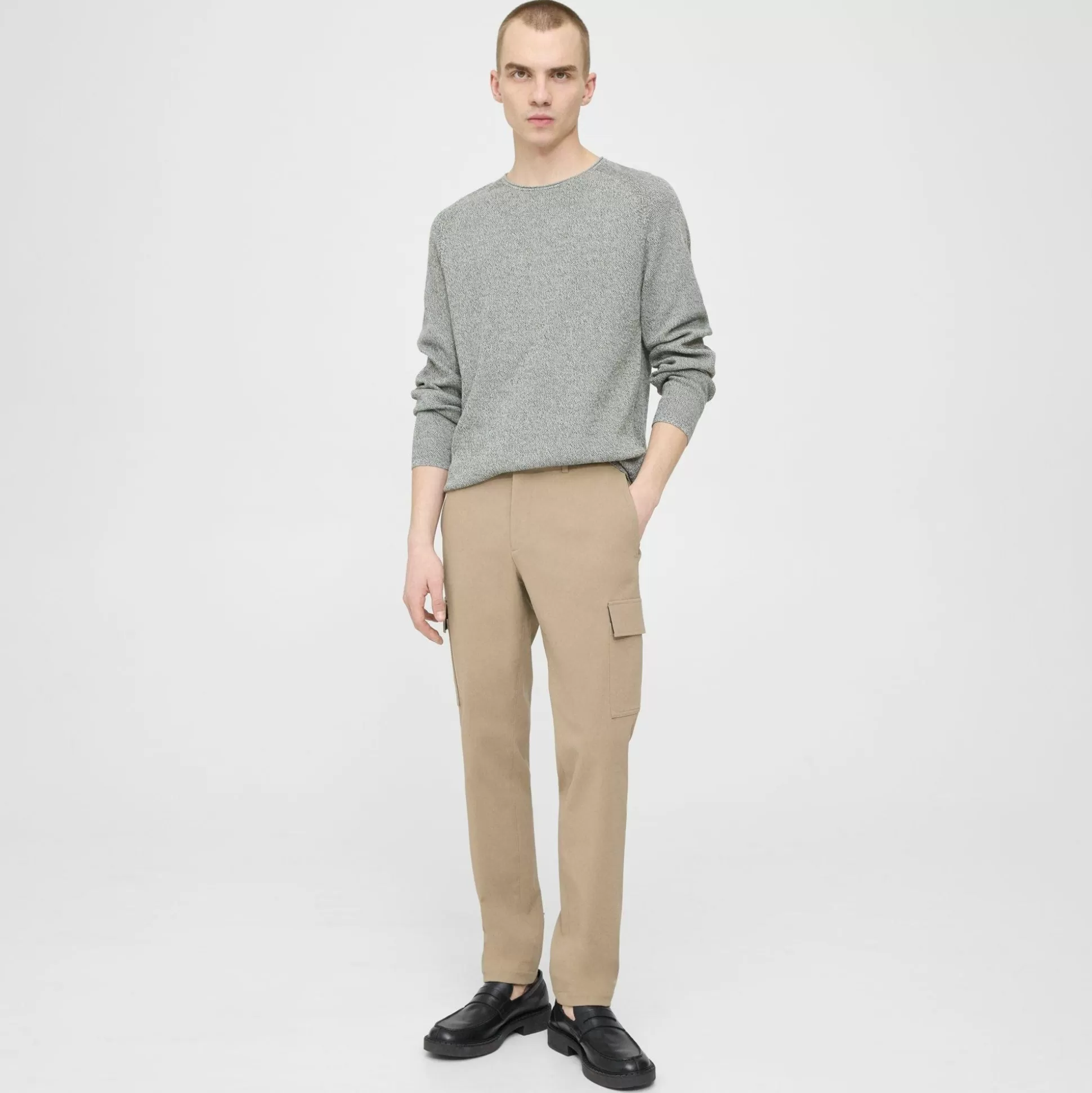 Theory Nare Sweater In Cotton-Men T-shirts + Polos | Sweaters + Cardigans