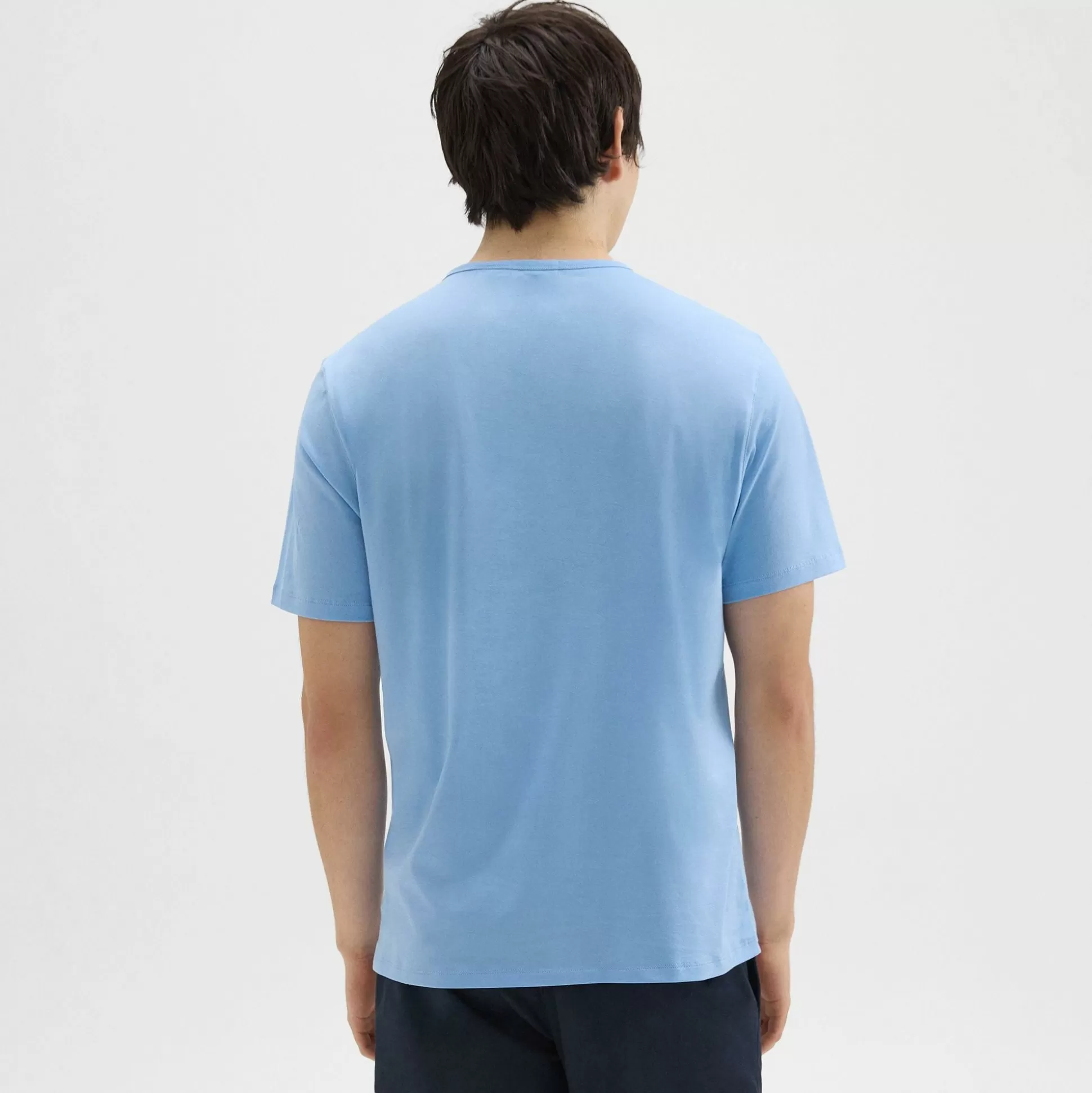 Theory Precise Tee In Luxe Cotton Jersey-Men T-shirts + Polos