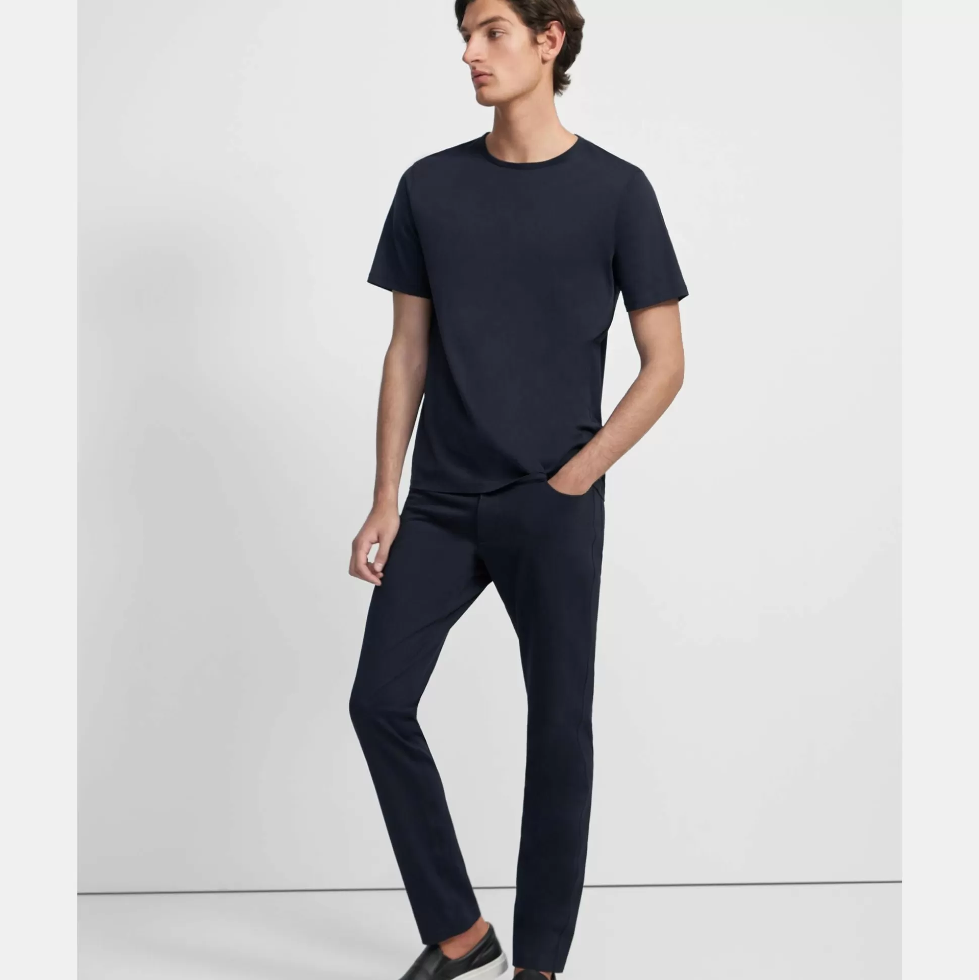 Theory Raffi 5-Pocket Pant In Compact Ponte-Men Pants