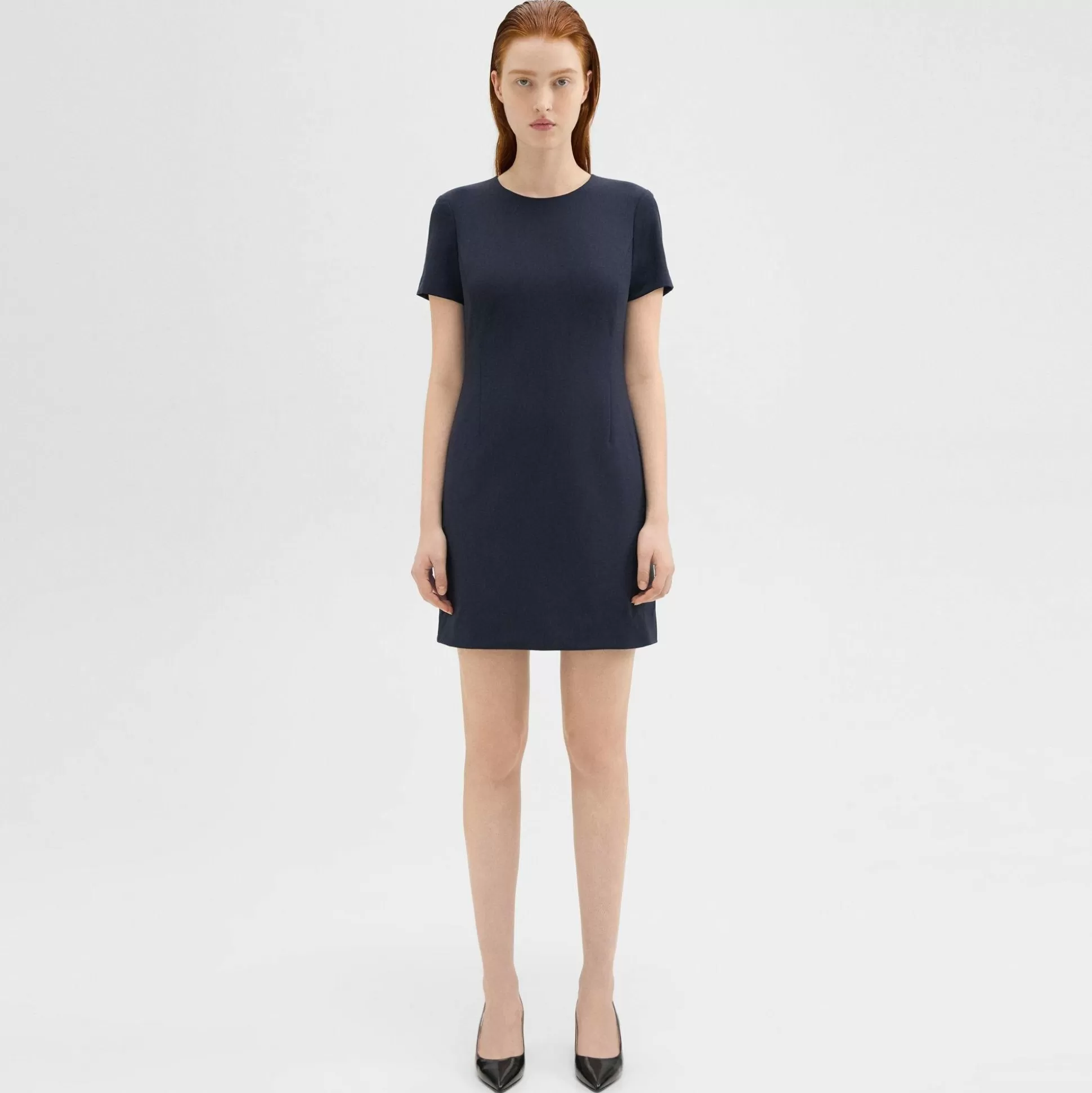 Theory Sheath Dress In Good Wool-Women Suits | Dresses