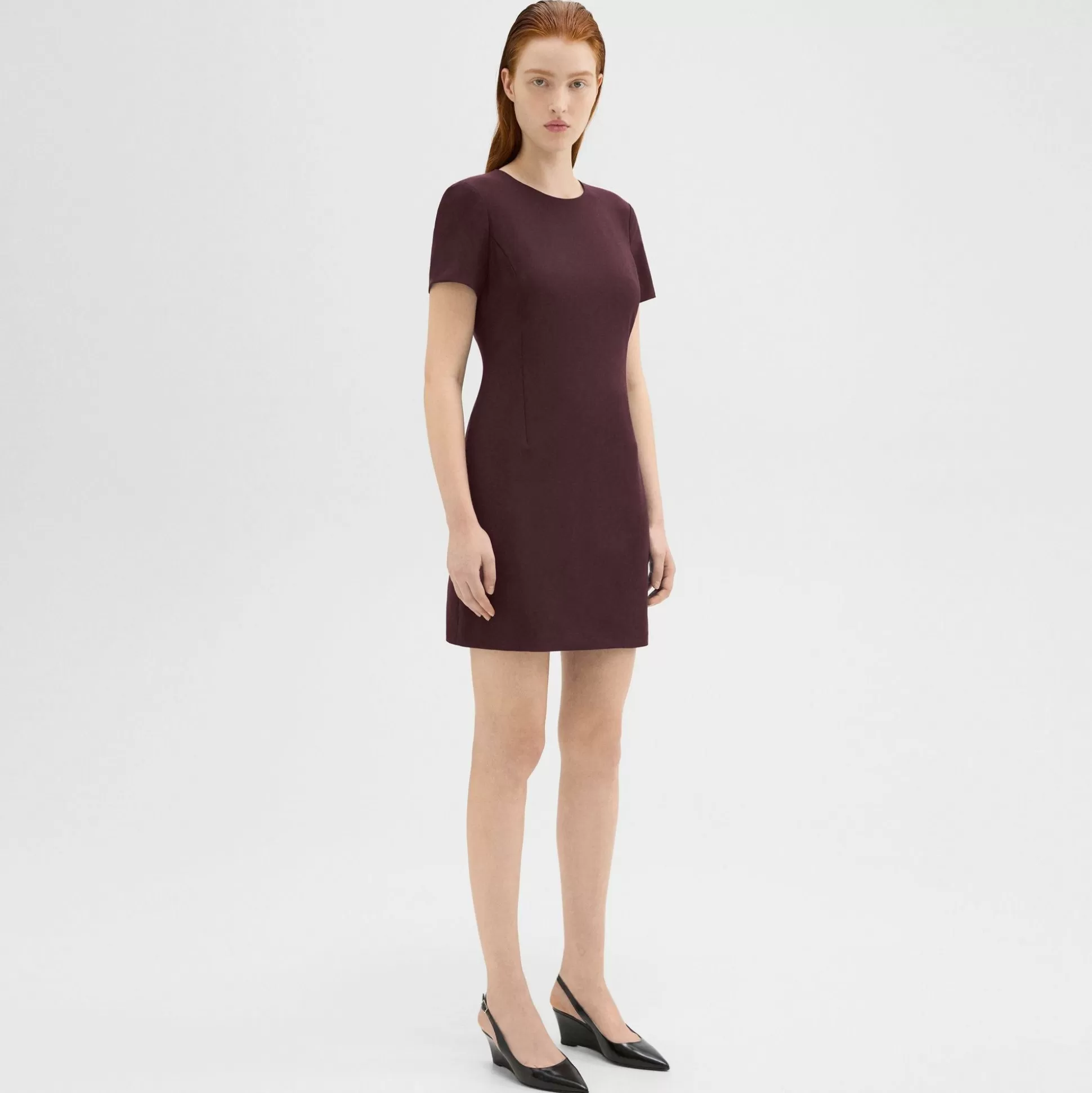 Theory Sheath Dress In Good Wool-Women Suits | Dresses