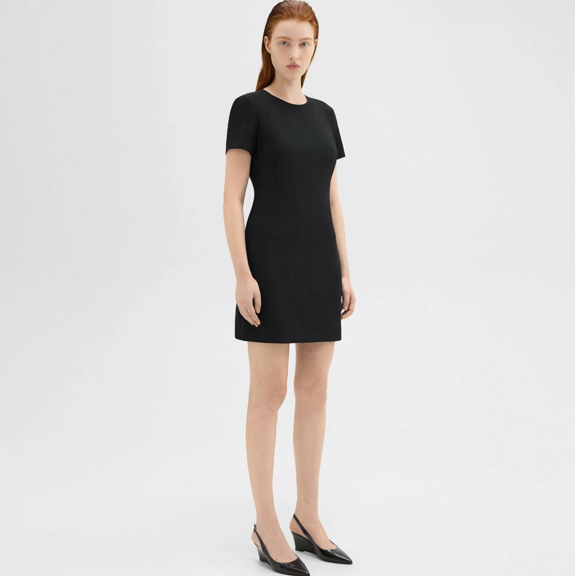 Theory Sheath Dress In Good Wool-Women Suits | Dresses