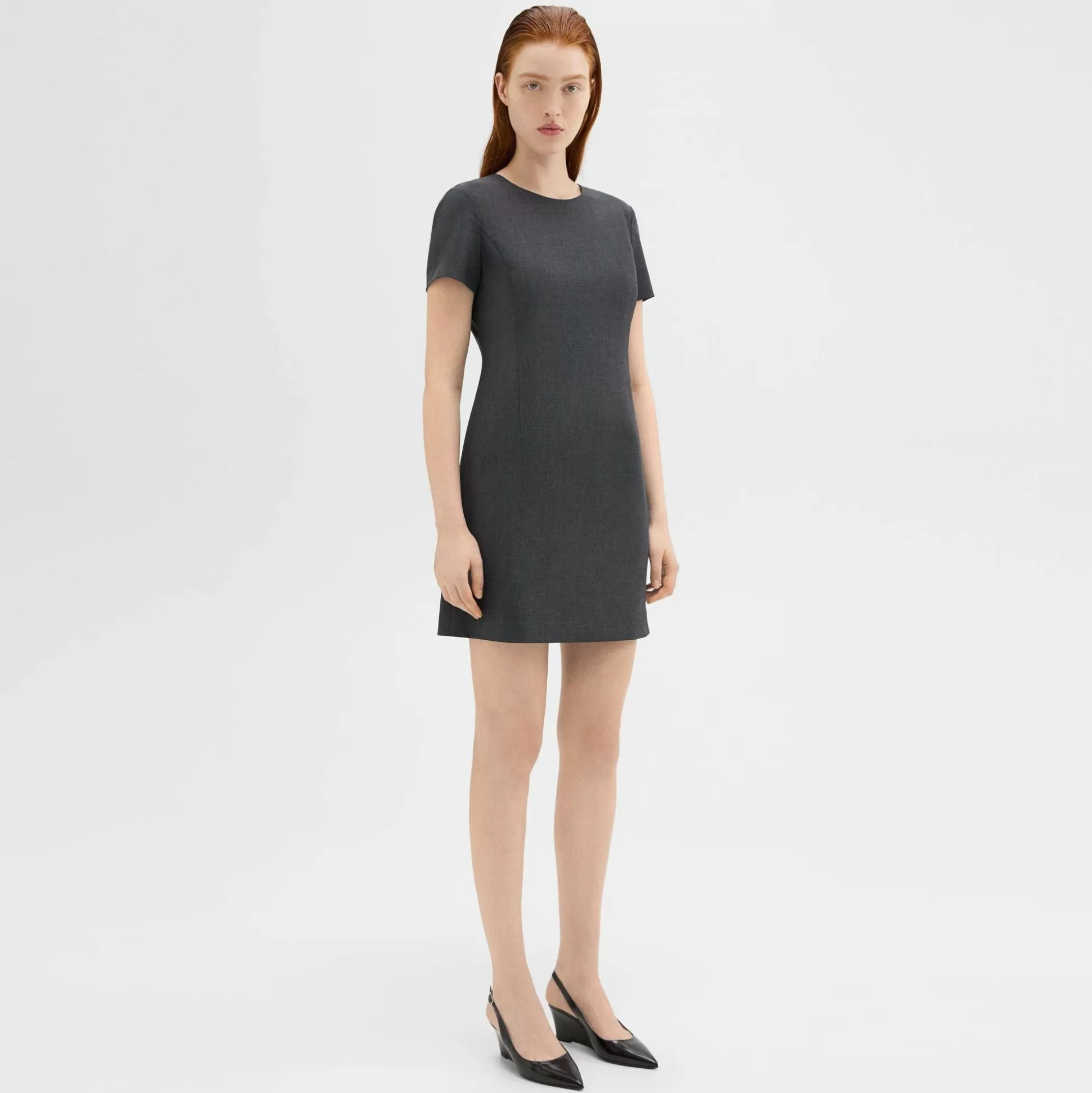 Theory Sheath Dress In Good Wool-Women Suits | Dresses