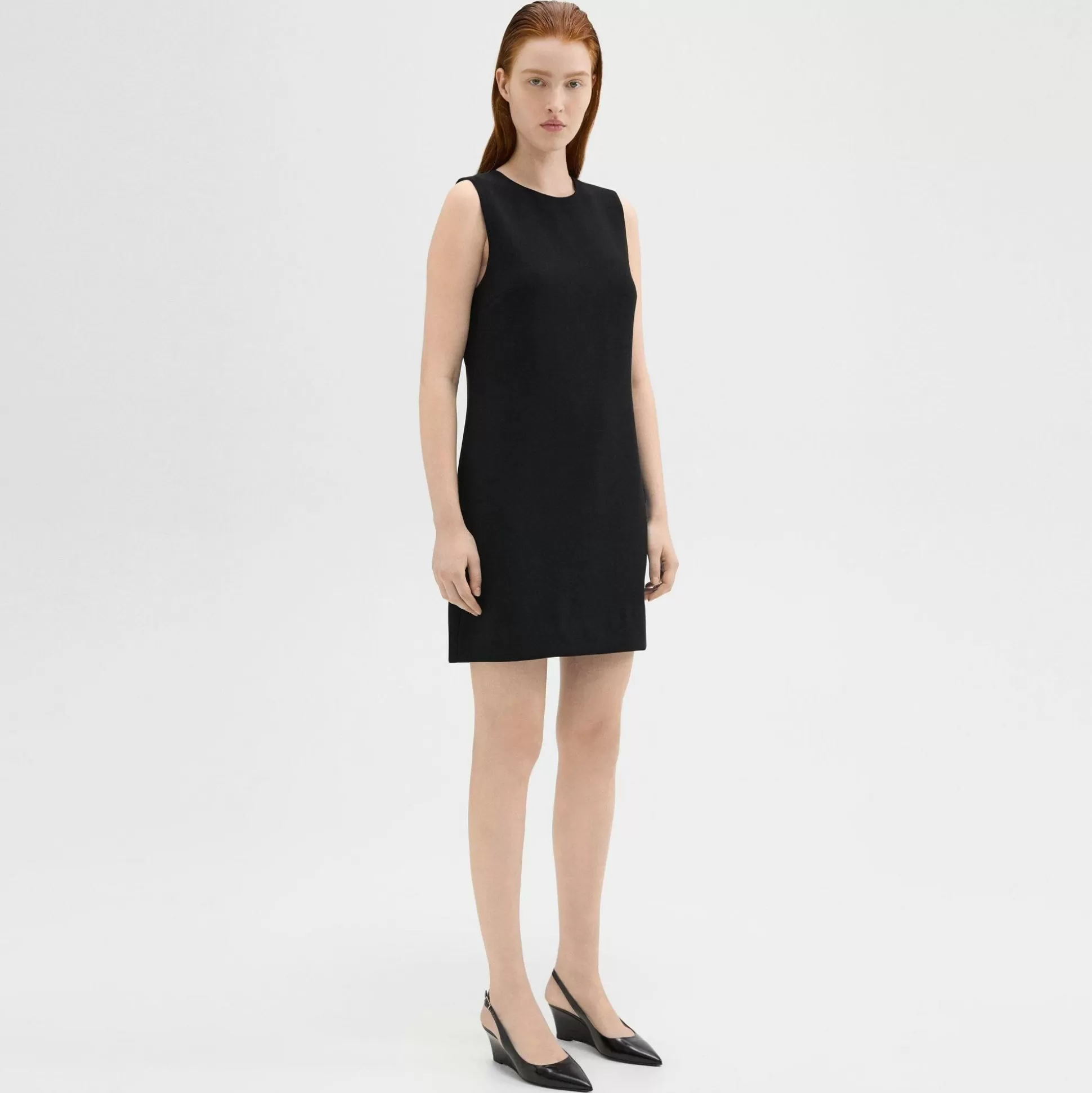 Theory Shift Dress In Admiral Crepe-Women Dresses | Suits