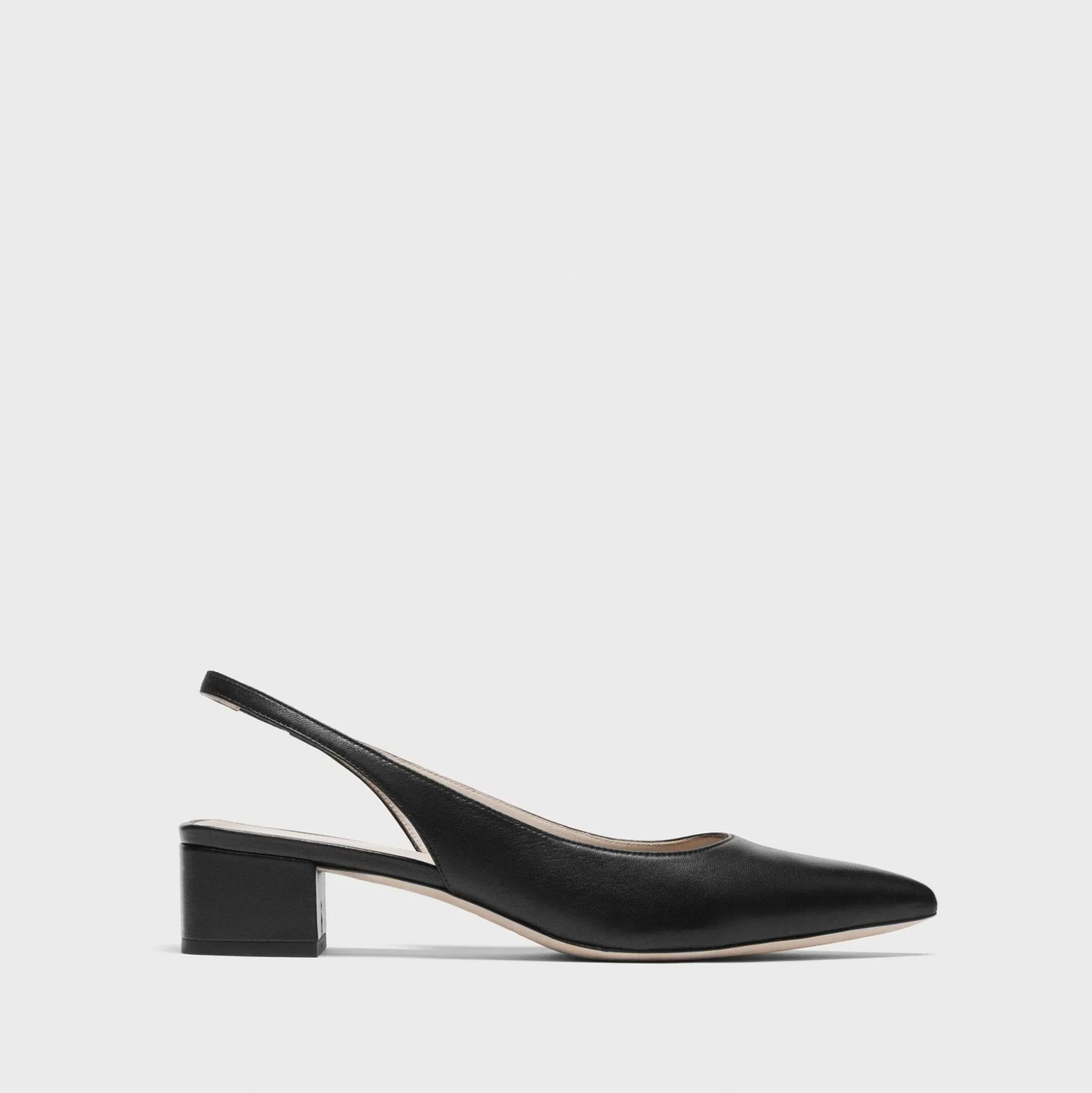 Theory Slingback Pump In Leather-Women Shoes