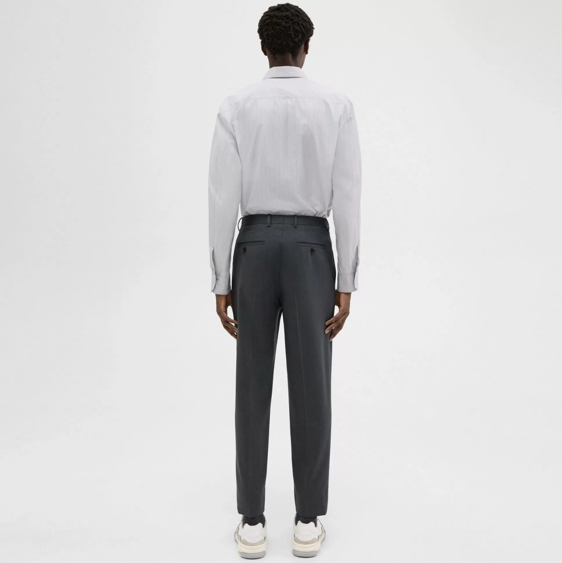 Theory Tapered Wool Gabardine Pant-Men Pants