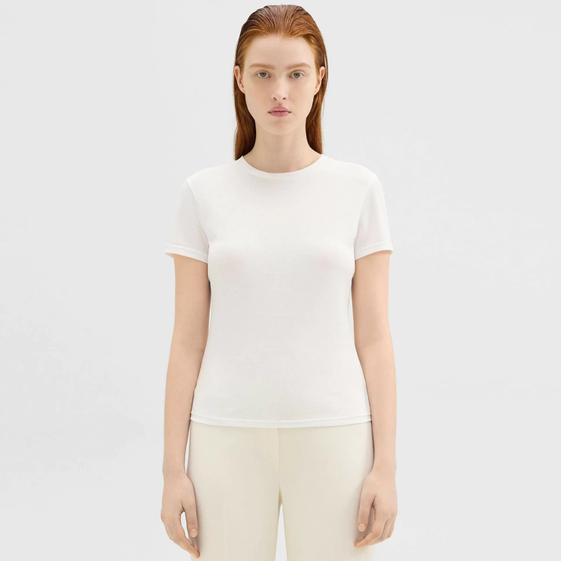 Theory Tiny Tee In Organic Cotton-Women T-Shirts