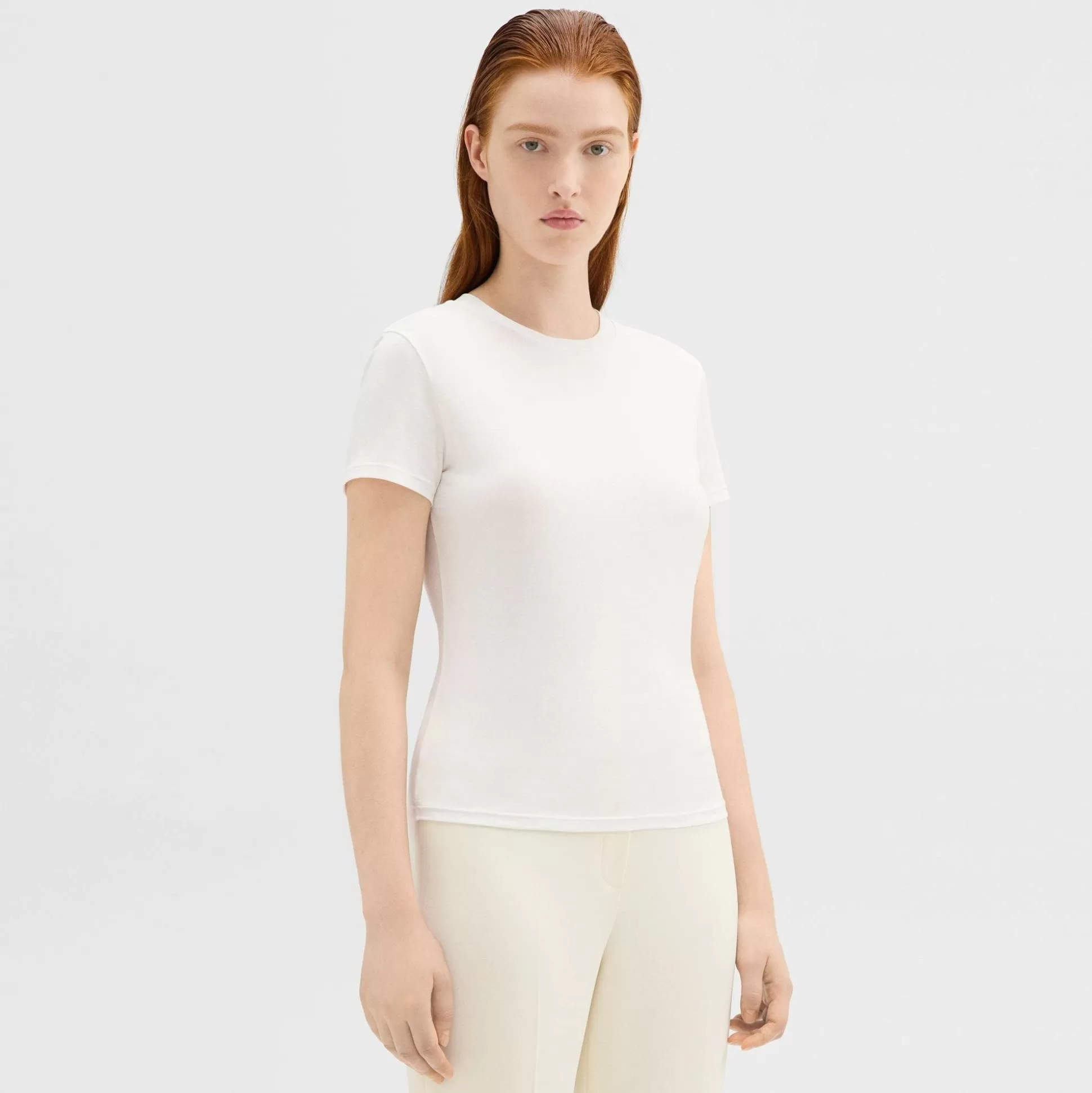 Theory Tiny Tee In Organic Cotton-Women T-Shirts