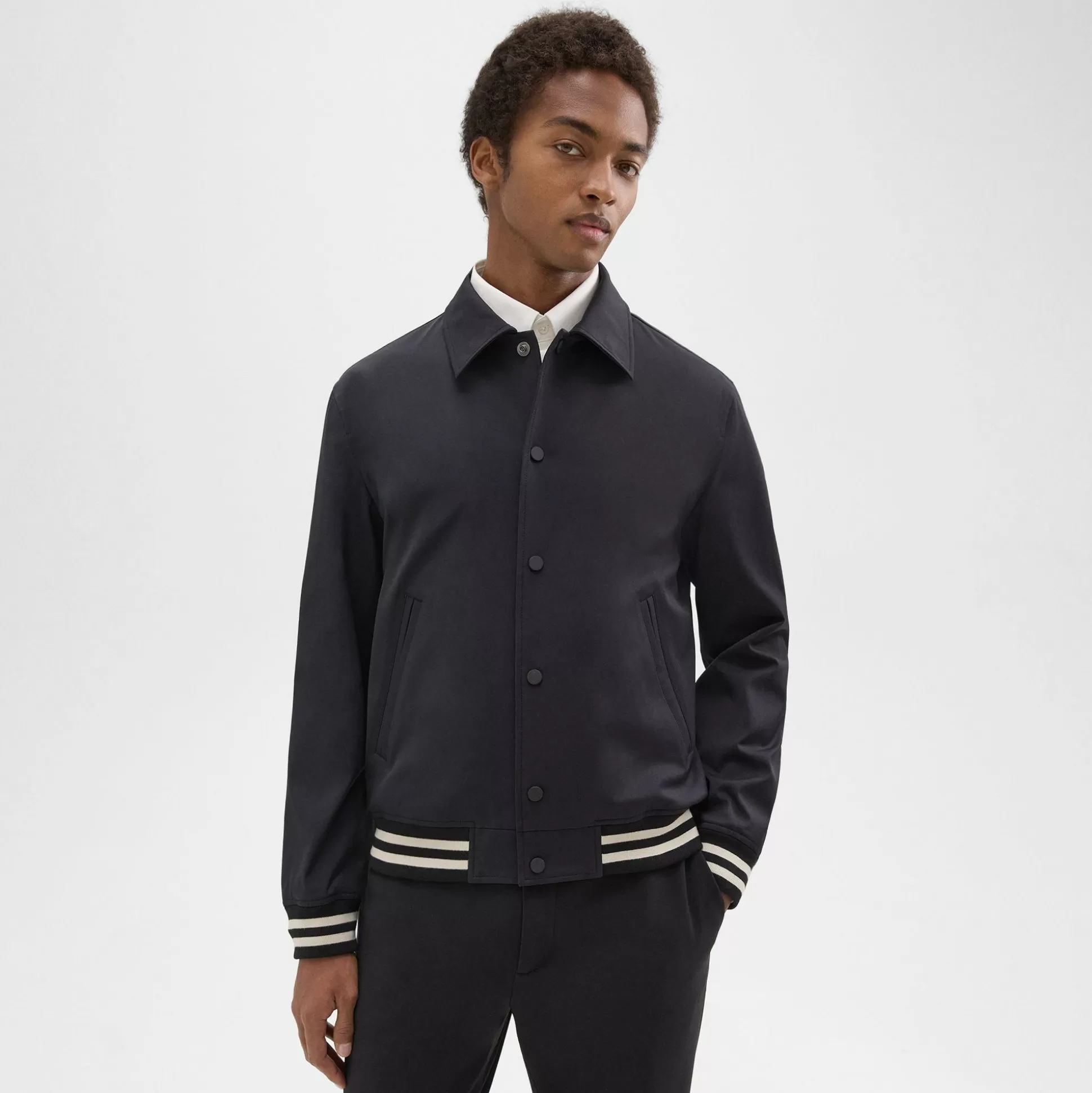 Theory Varsity Jacket In Neoteric-Men Outerwear