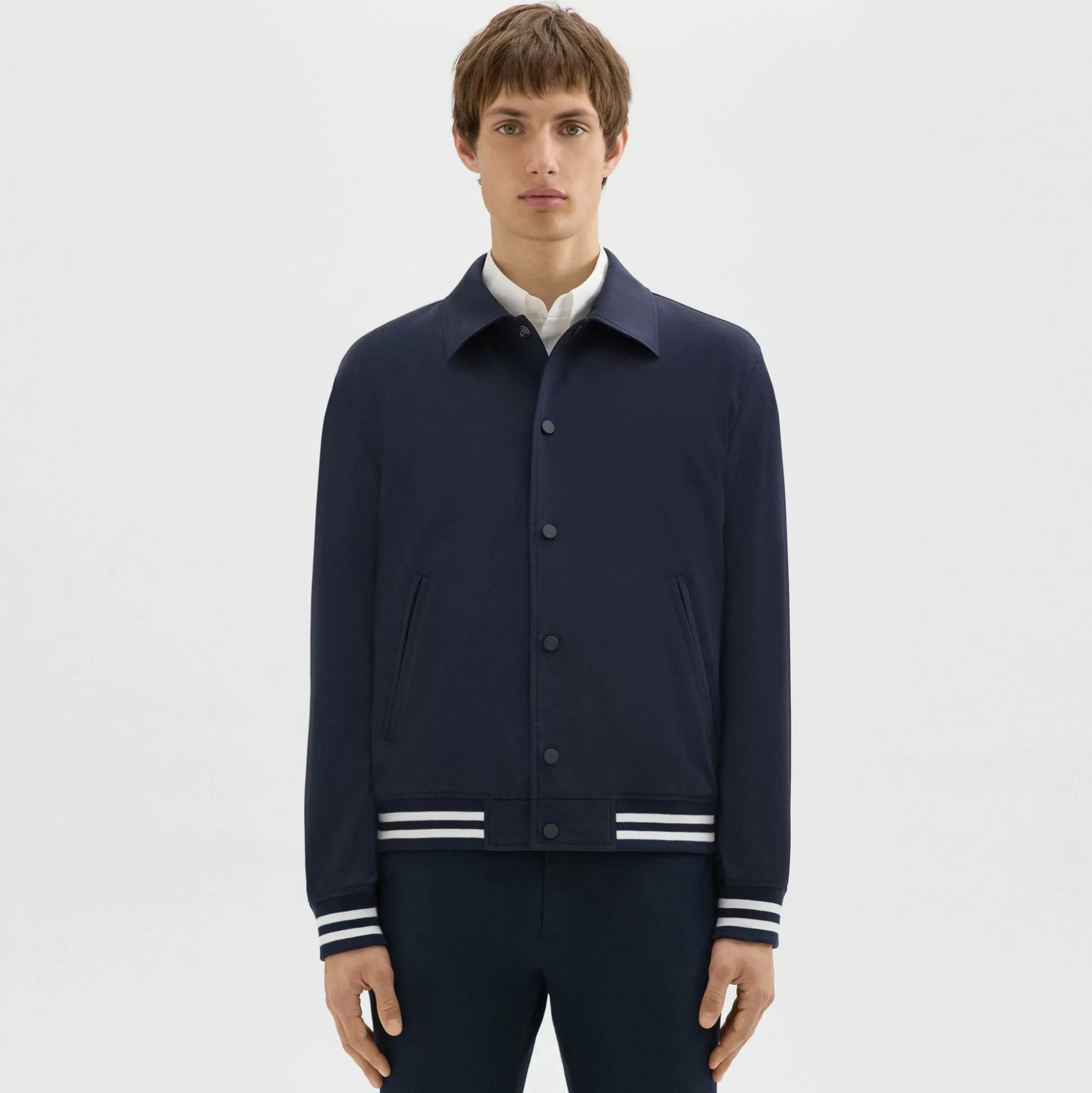 Theory Varsity Jacket In Neoteric-Men Outerwear