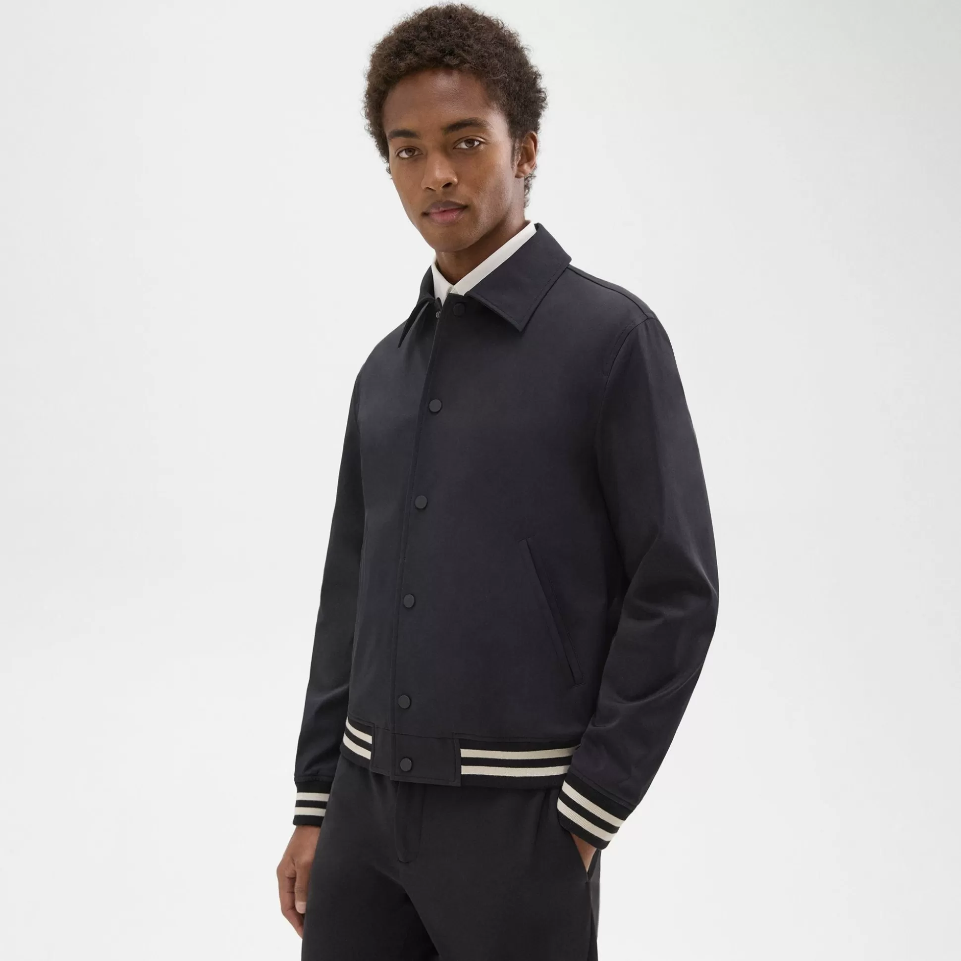 Theory Varsity Jacket In Neoteric-Men Outerwear