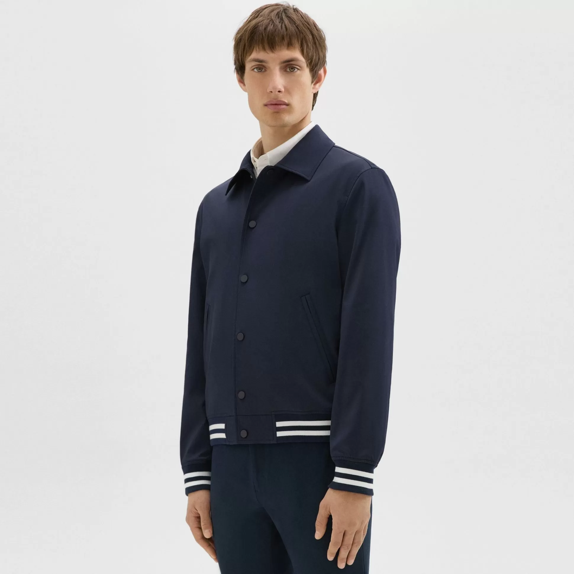 Theory Varsity Jacket In Neoteric-Men Outerwear