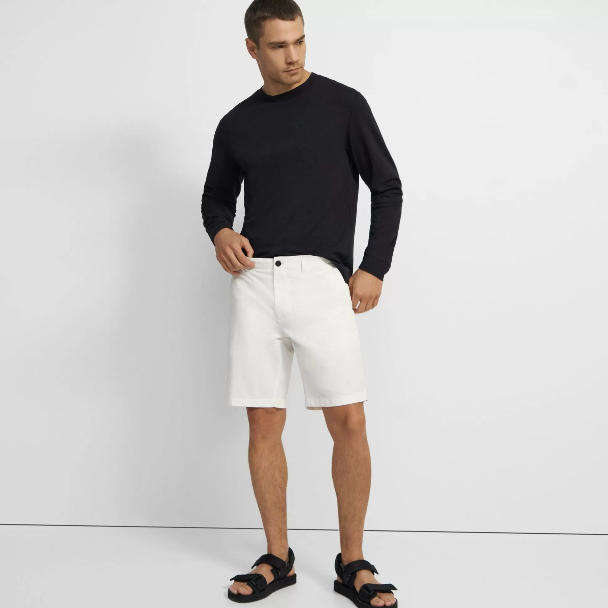 Theory Zaine 9" Short In Organic Cotton-Men Shorts | Pants