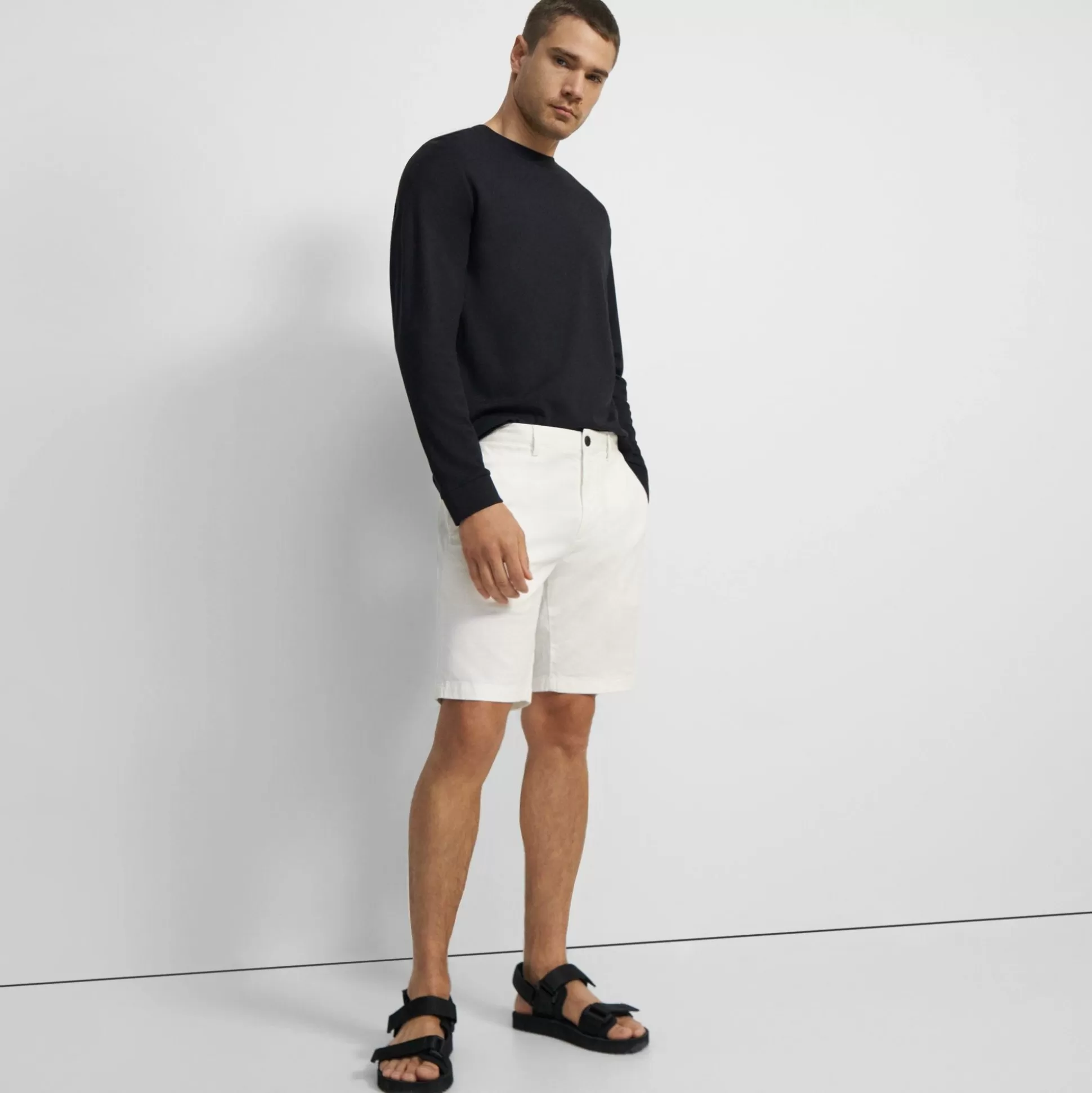 Theory Zaine 9" Short In Organic Cotton-Men Shorts | Pants