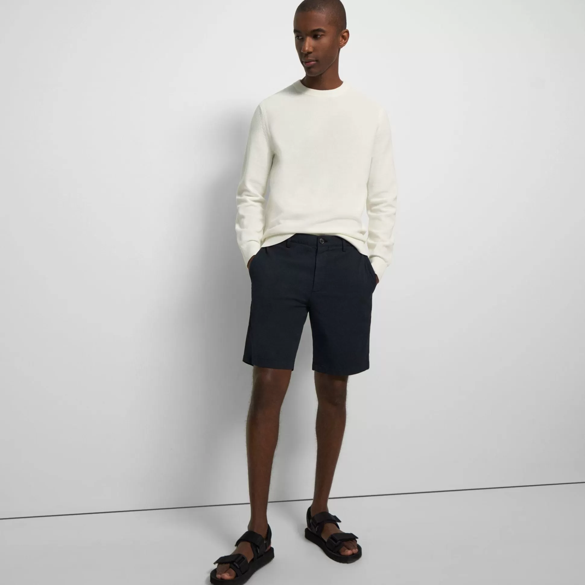 Theory Zaine 9" Short In Organic Cotton-Men Shorts | Pants