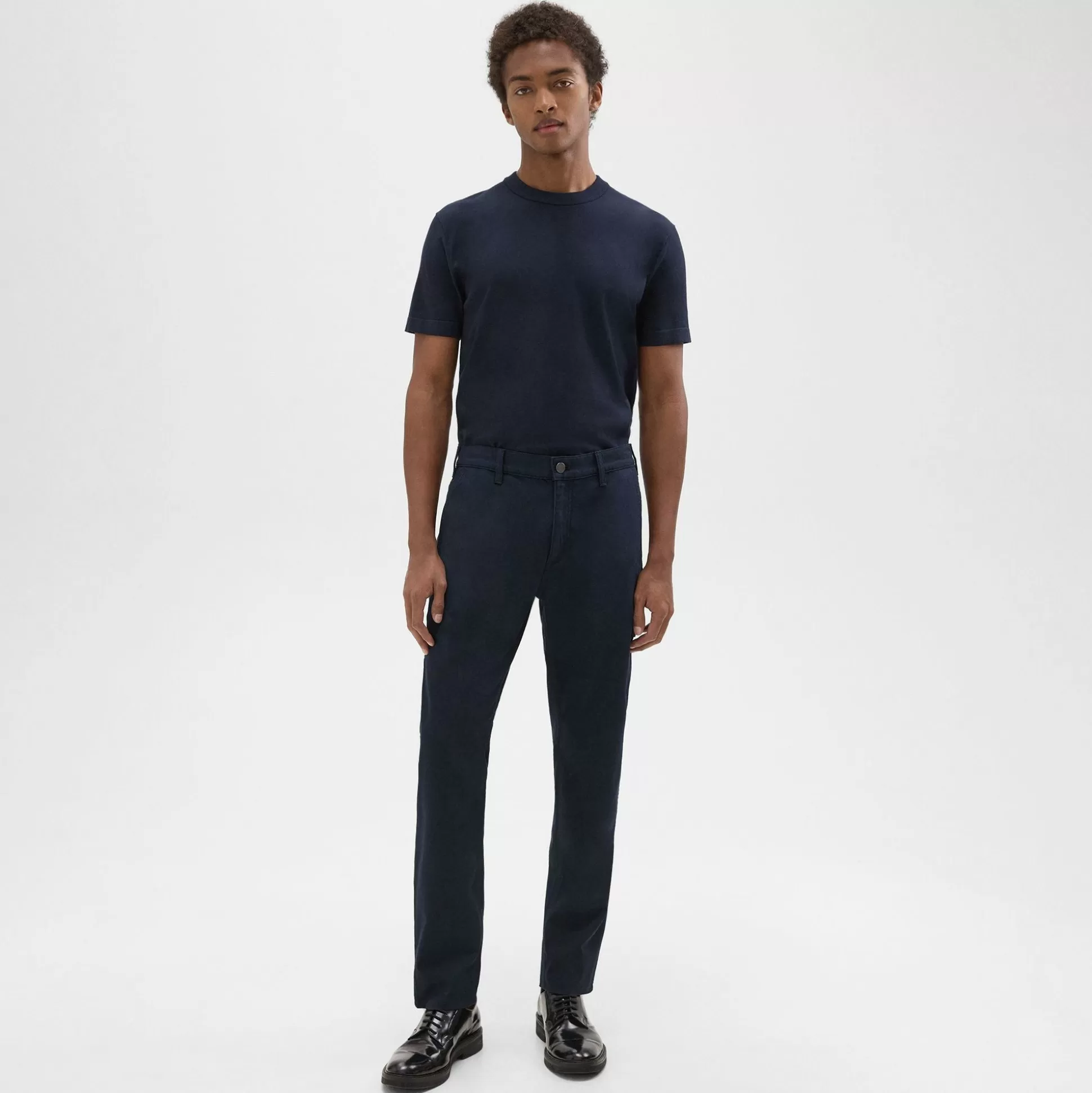 Theory Zaine Carpenter Pant In Stretch Cotton Canvas-Men Pants