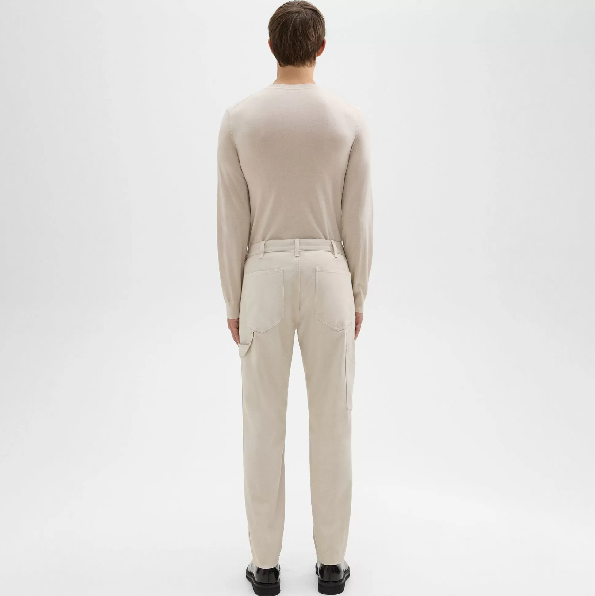 Theory Zaine Carpenter Pant In Stretch Cotton Canvas-Men Pants