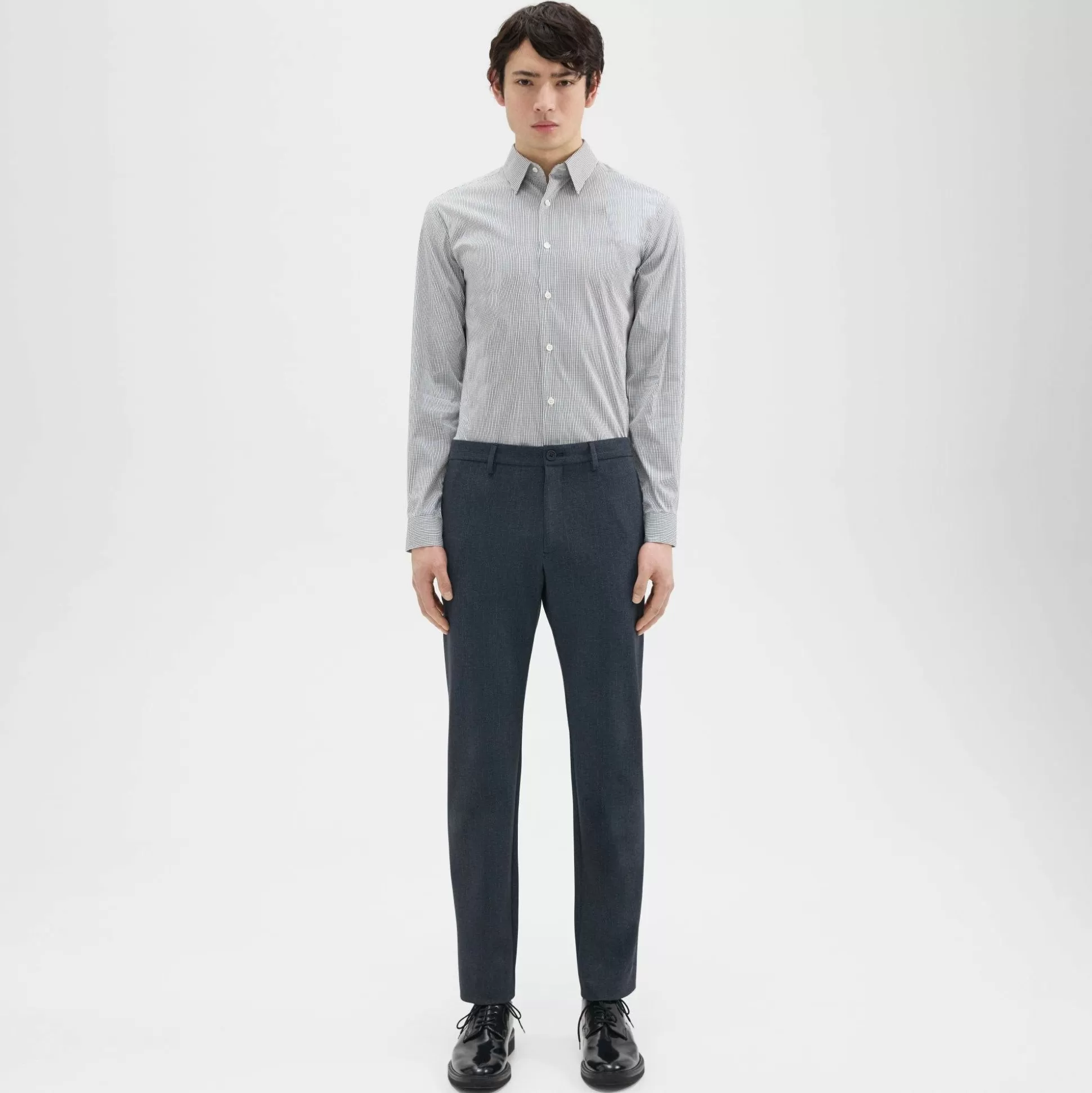 Theory Zaine Pant In Herringbone Precision Ponte-Men Suits | Pants