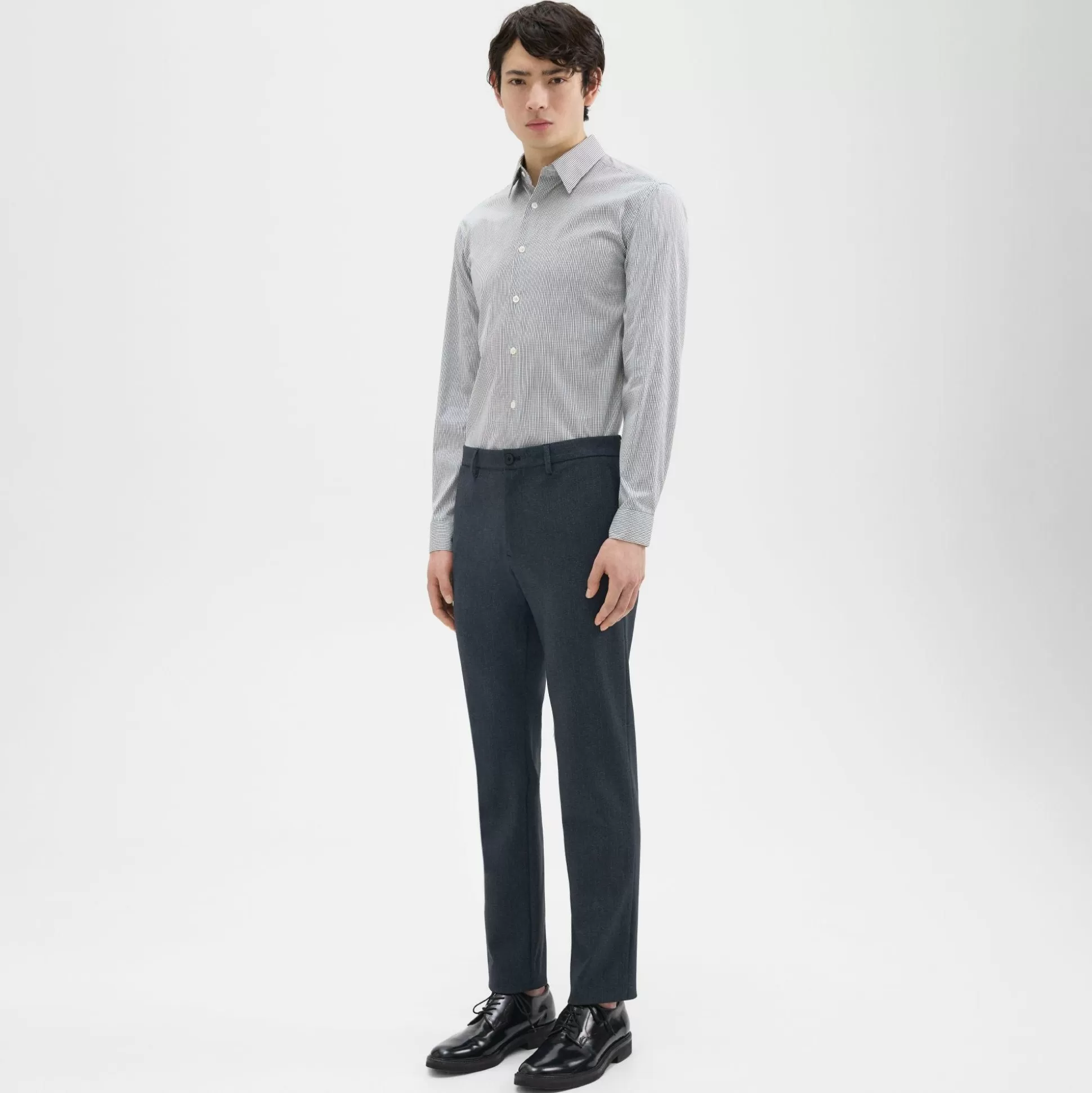 Theory Zaine Pant In Herringbone Precision Ponte-Men Suits | Pants