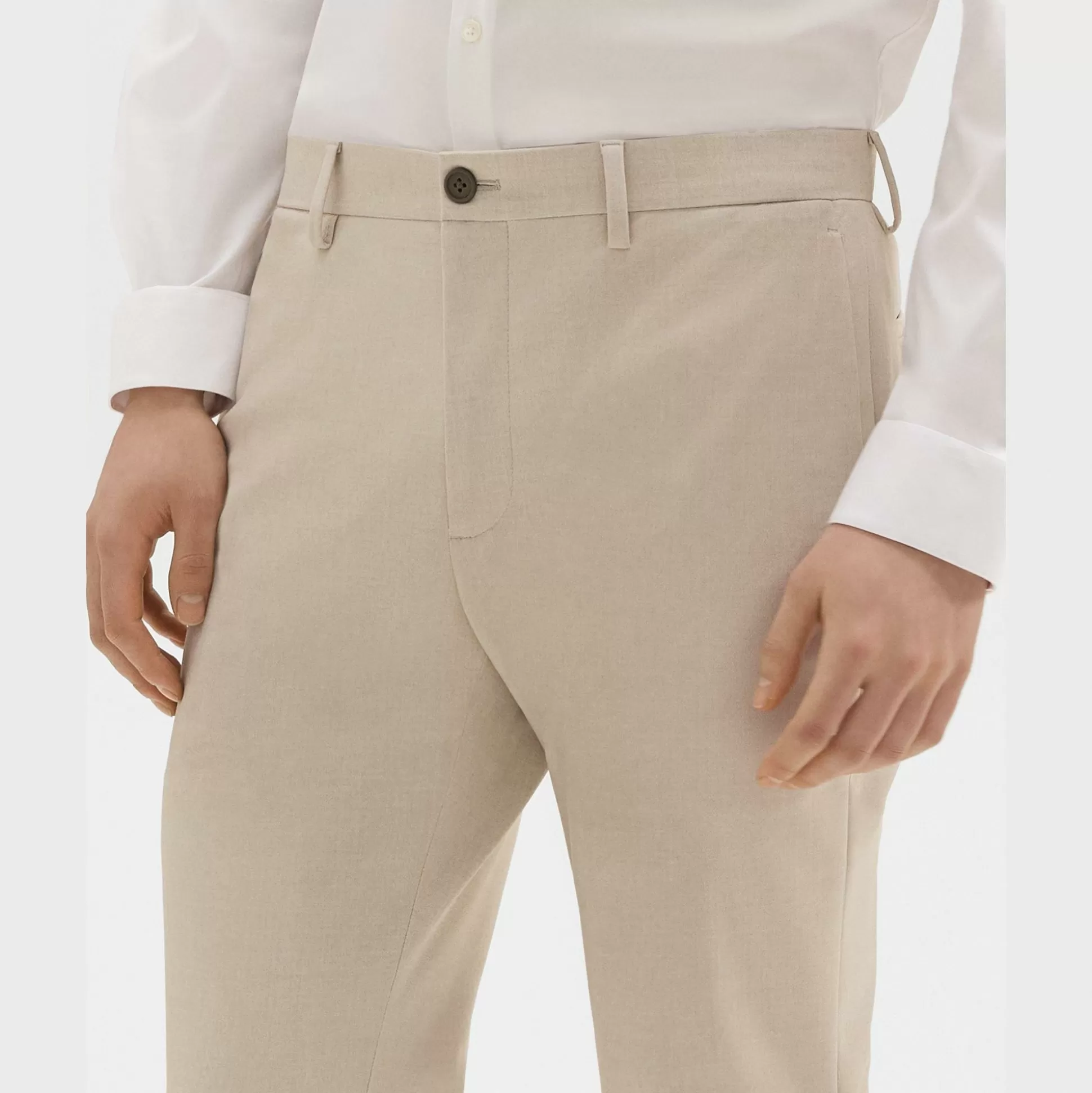 Theory Zaine Pant In Printed Precision Ponte-Men Pants