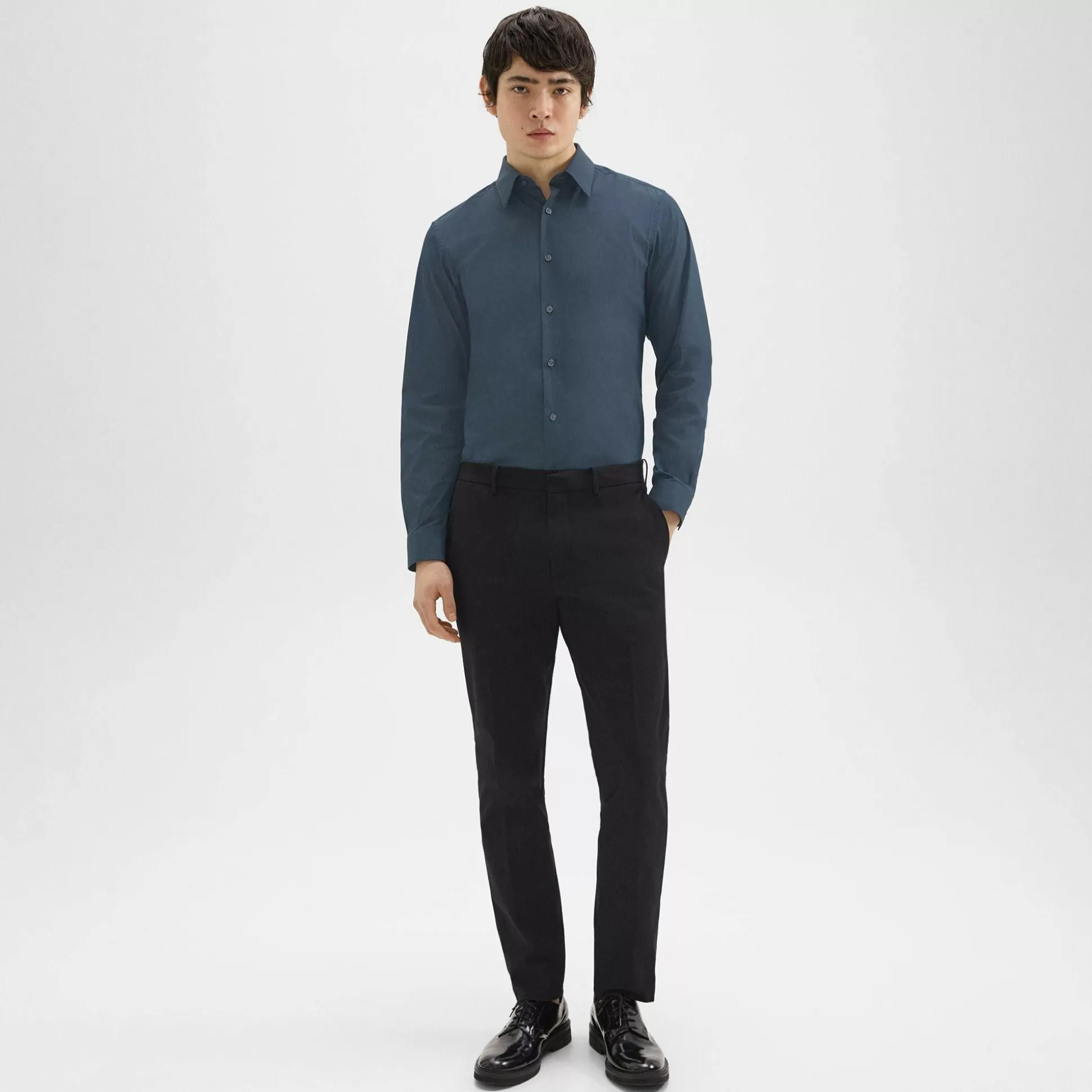 Theory Zaine Pant In Stretch Cotton-Men Pants