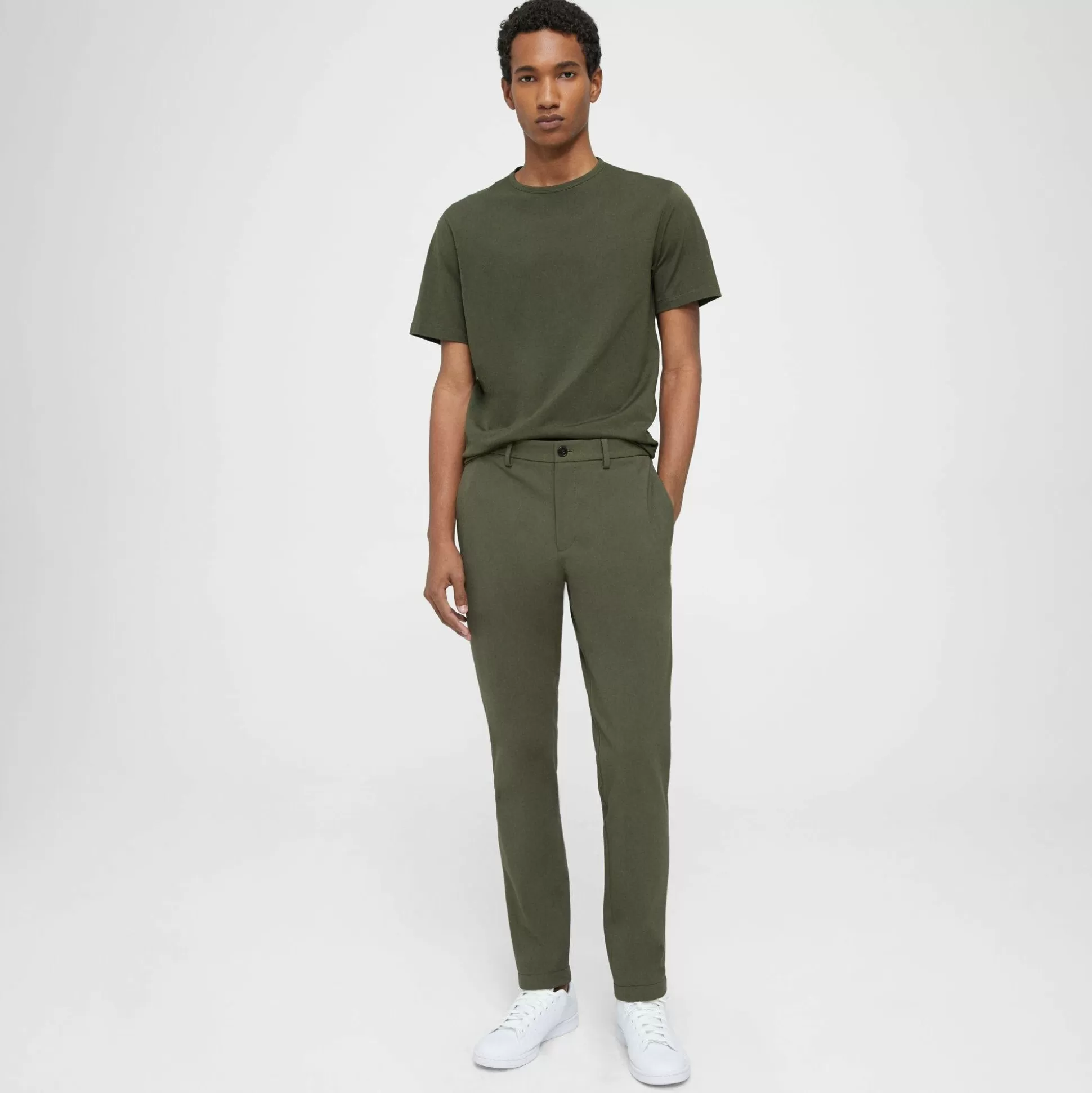 Theory Zaine Pant In Stretch Cotton-Men Pants