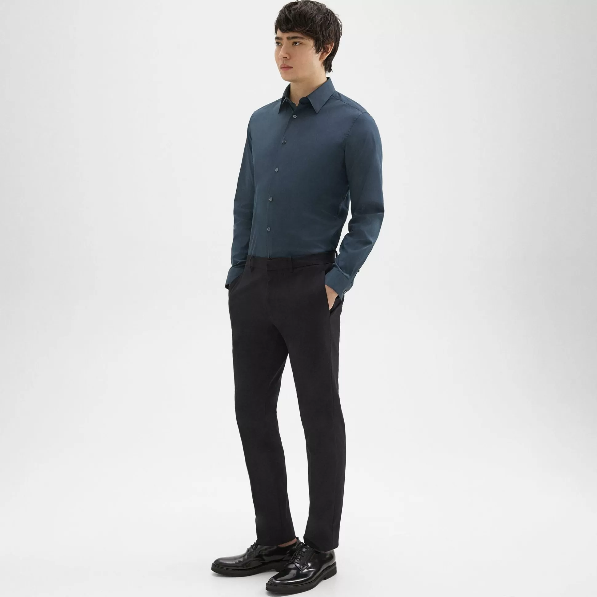 Theory Zaine Pant In Stretch Cotton-Men Pants