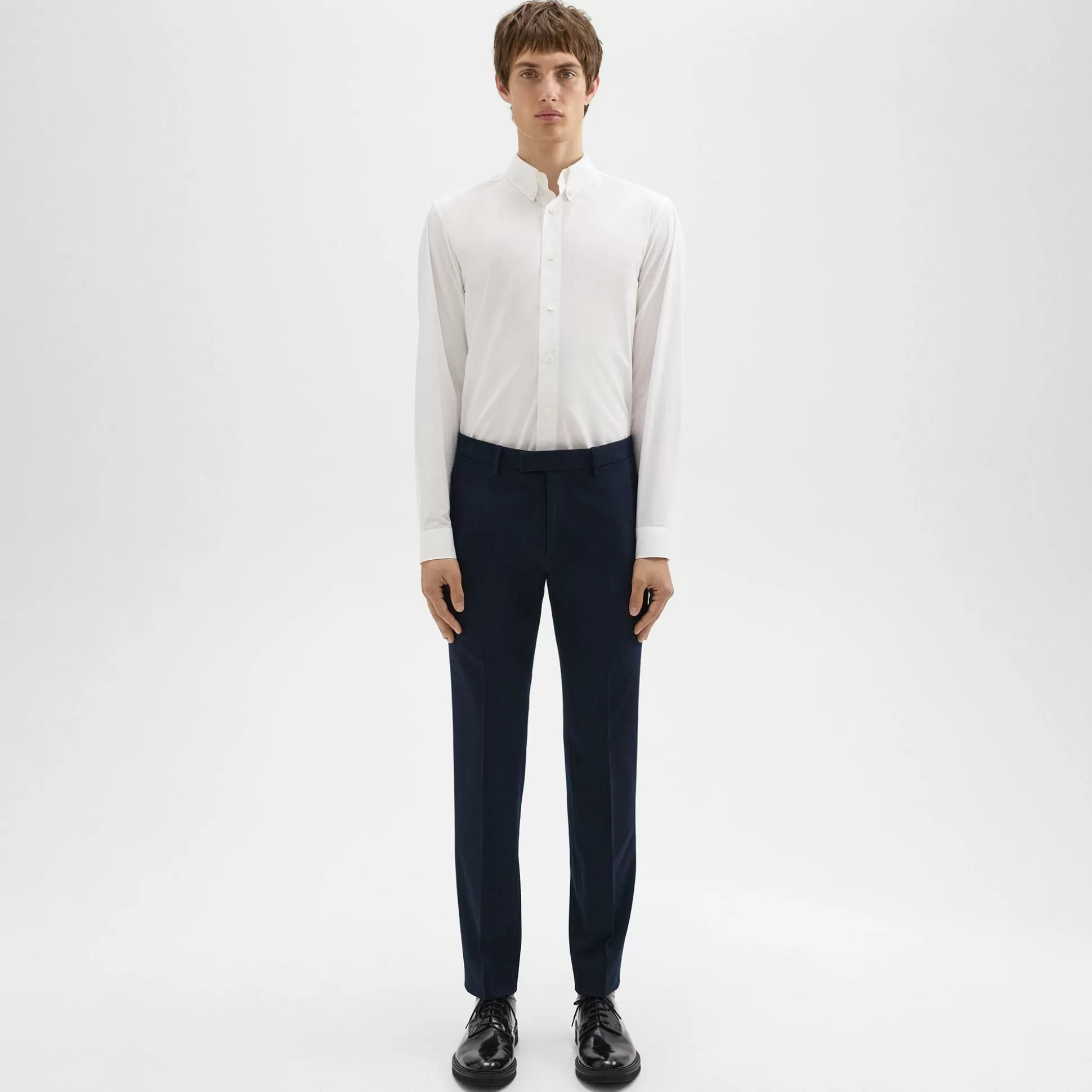 Theory Zaine Tab Pant In Stretch Cotton-Men Pants