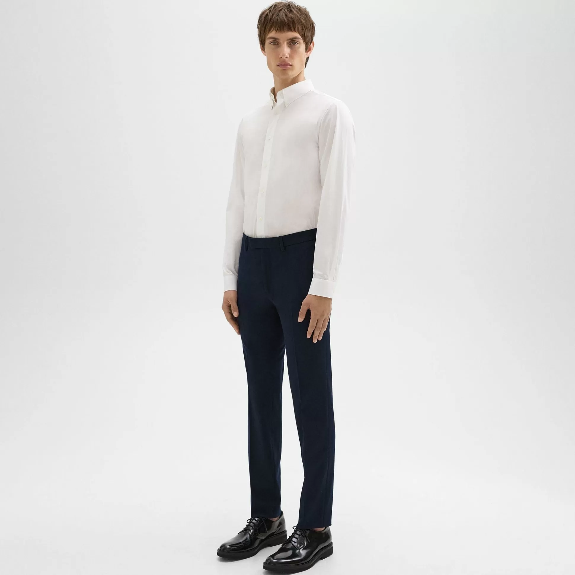 Theory Zaine Tab Pant In Stretch Cotton-Men Pants