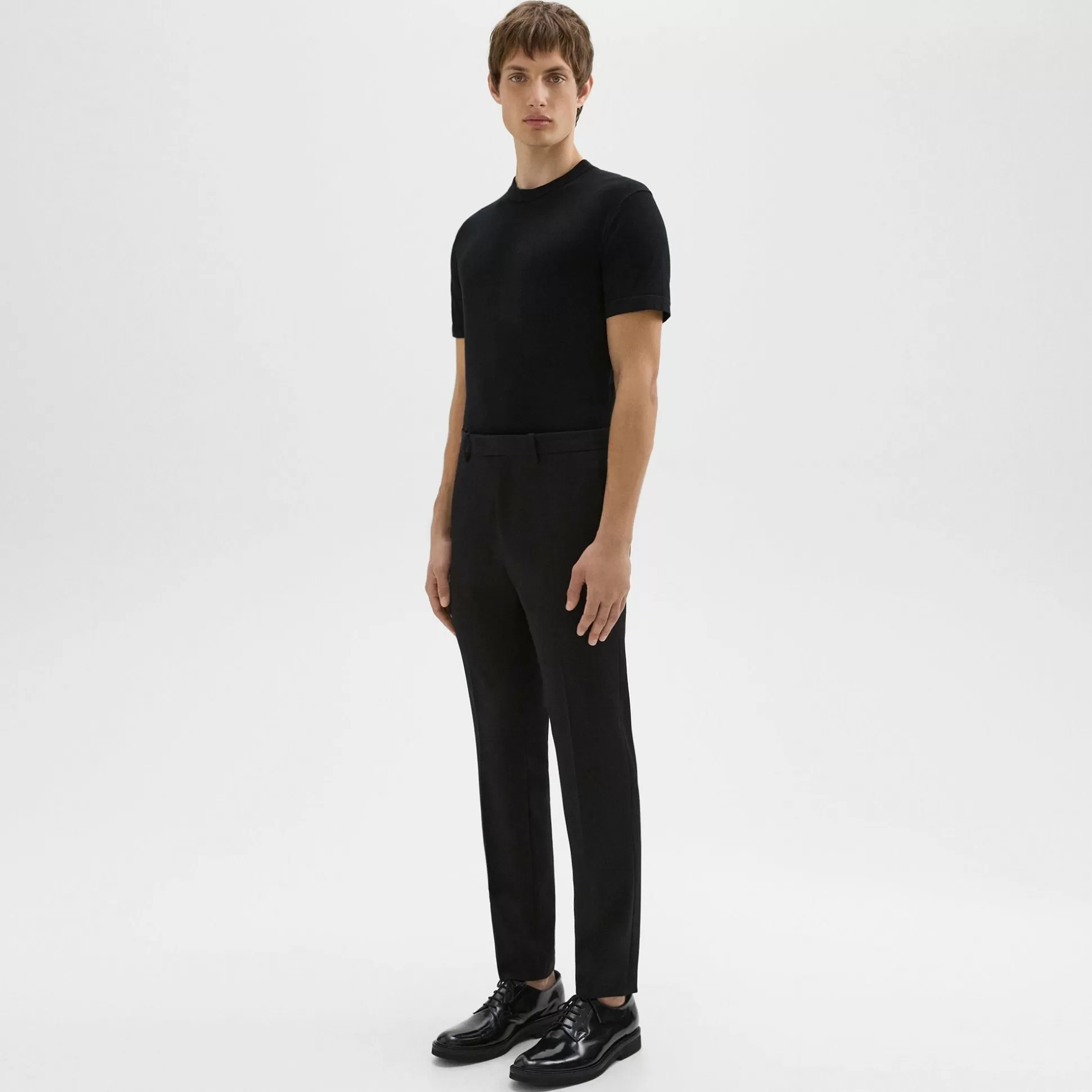 Theory Zaine Tab Pant In Stretch Cotton-Men Pants